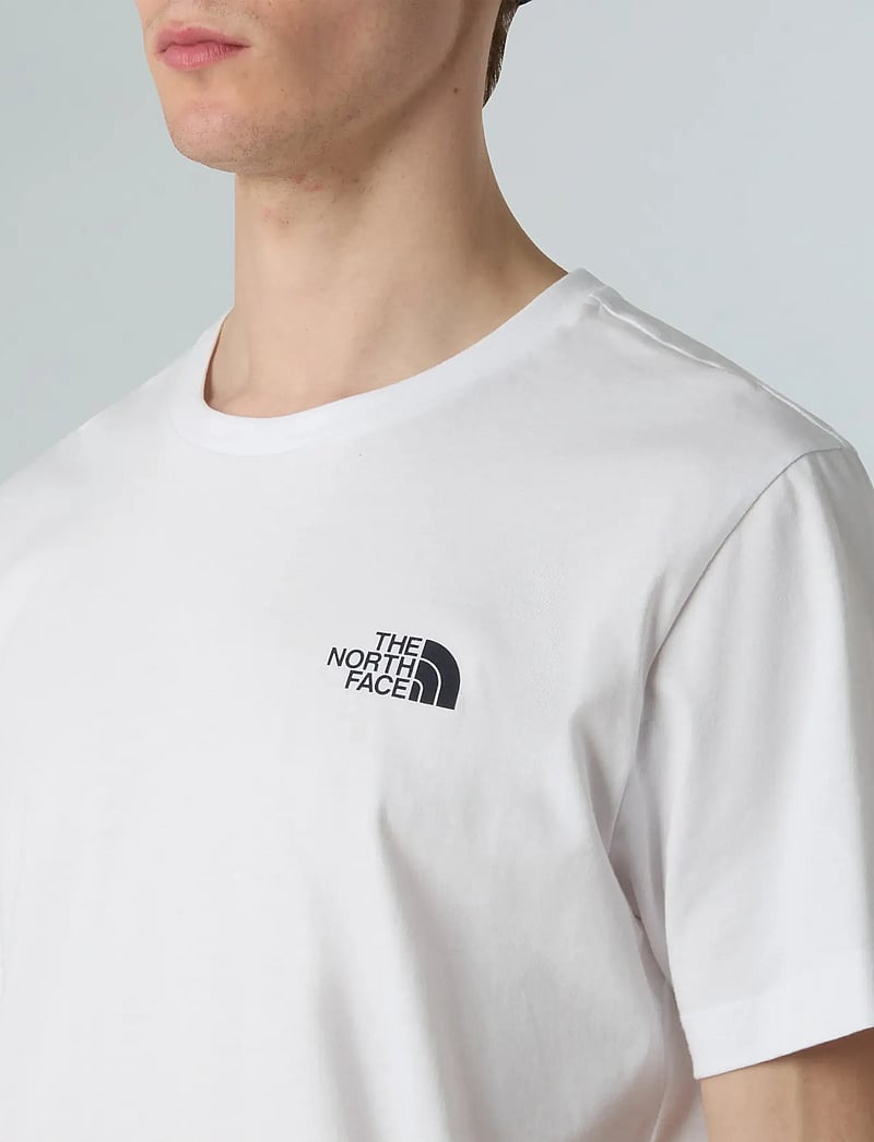 The North Face - M VERTICAL LOGO SS TEE - oberteile & t-shirts - tnf white - 5