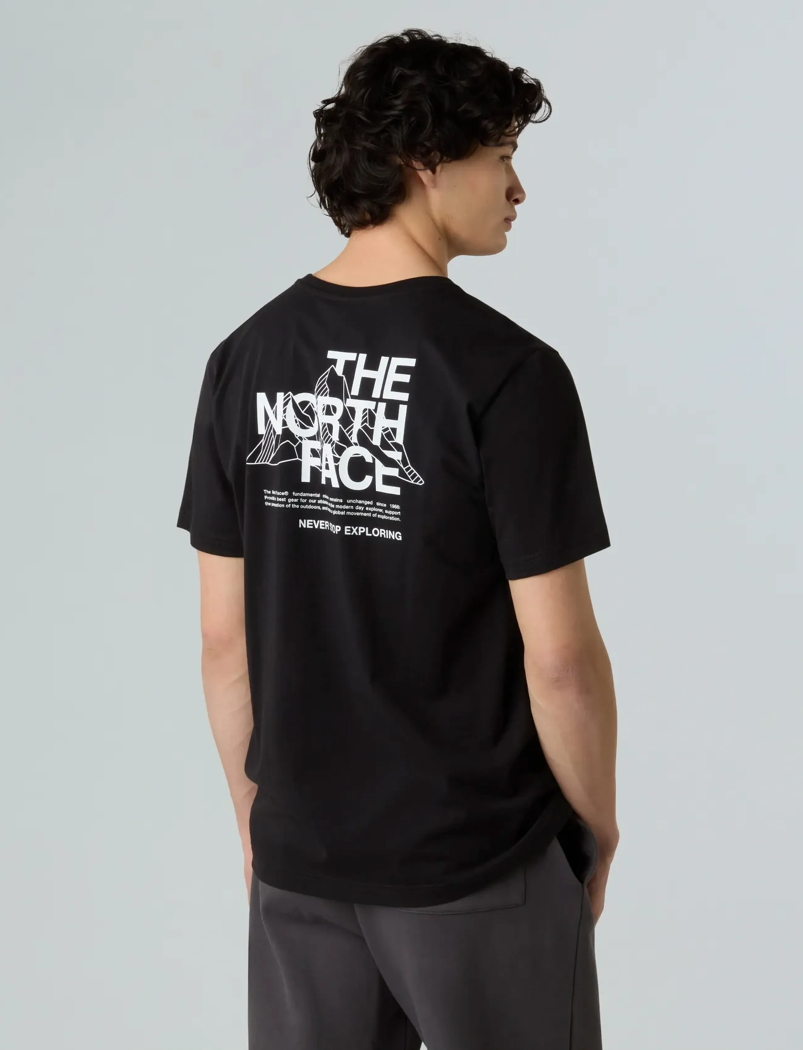 The North Face M MOUNTAIN SKETCH SS TEE - Vêtements - TNF BLACK / black