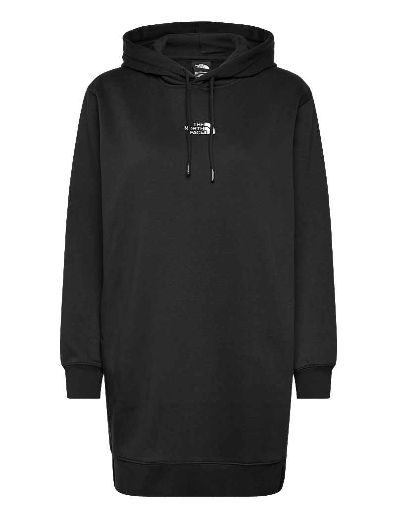 The North Face - W ESSENTIAL RELAXED HOODED DRESS - klänningar & kjolar - tnf black - 1