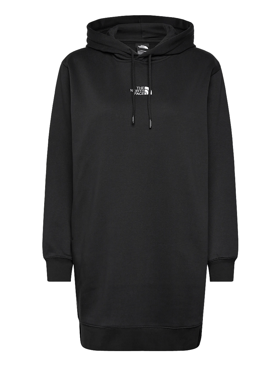 The North Face - W ESSENTIAL RELAXED HOODED DRESS - kjoler & nederdele - tnf black - 1