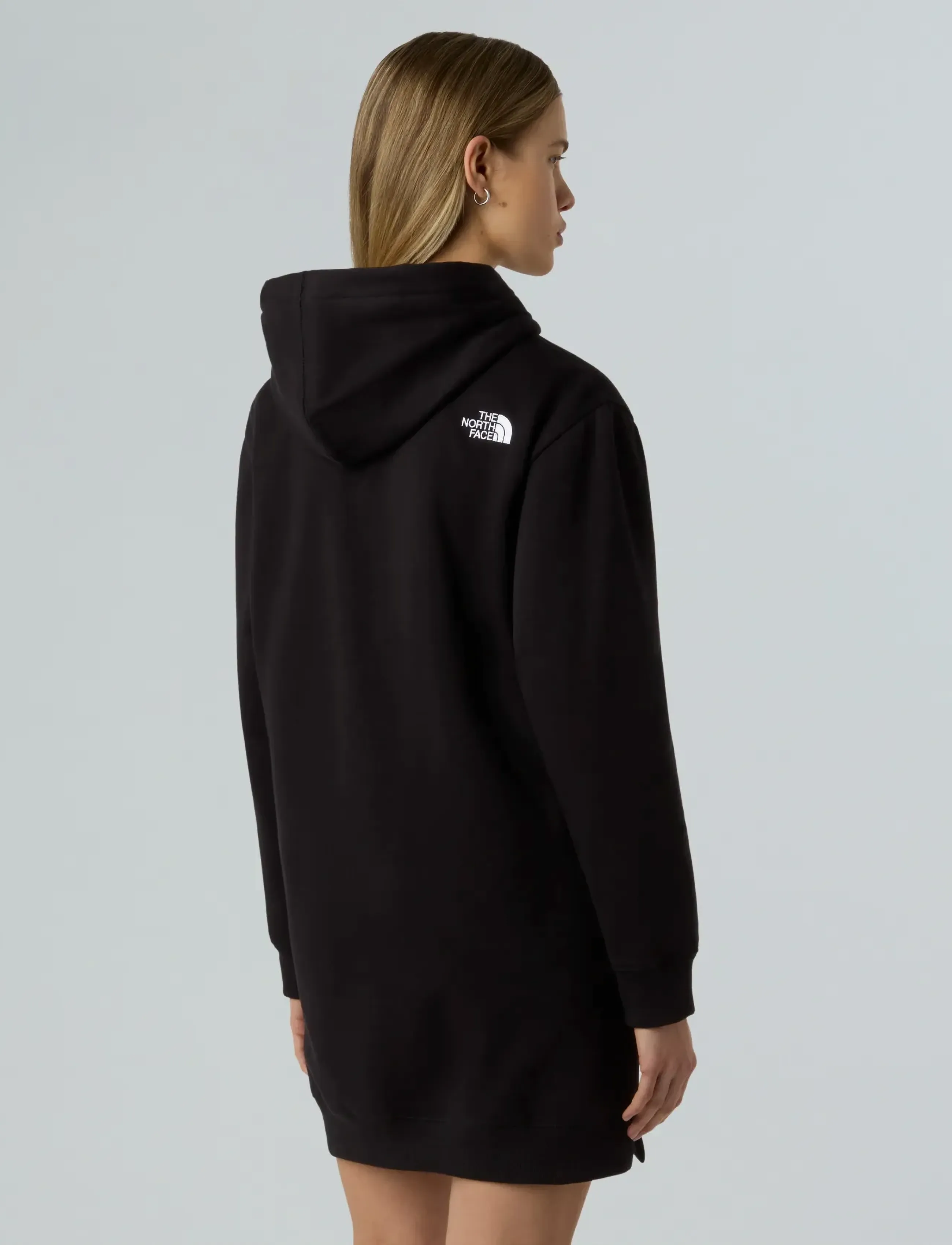 The North Face - W ESSENTIAL RELAXED HOODED DRESS - kjoler & nederdele - tnf black - 4