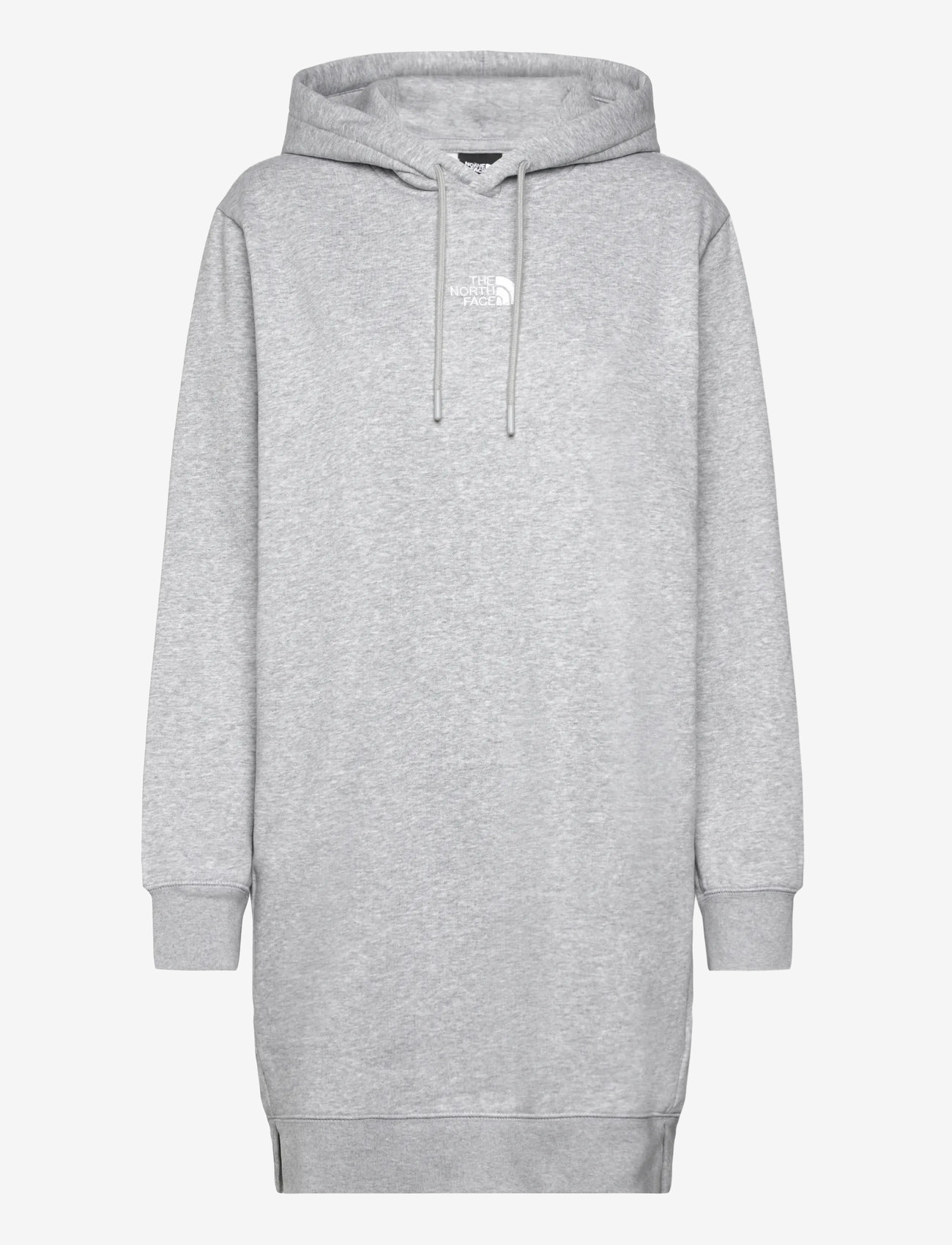 The North Face - W ESSENTIAL RELAXED HOODED DRESS - klänningar & kjolar - tnf light grey heather - 1