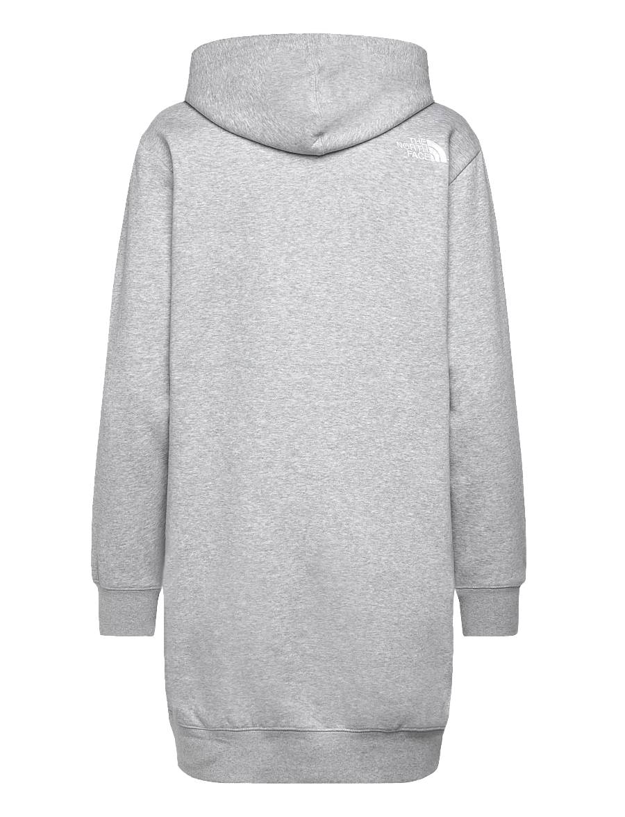 The North Face - W ESSENTIAL RELAXED HOODED DRESS - kjoler & skjørt - tnf light grey heather - 2