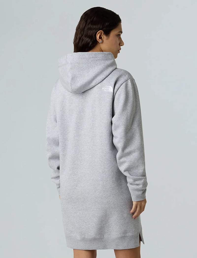 The North Face - W ESSENTIAL RELAXED HOODED DRESS - klänningar & kjolar - tnf light grey heather - 4