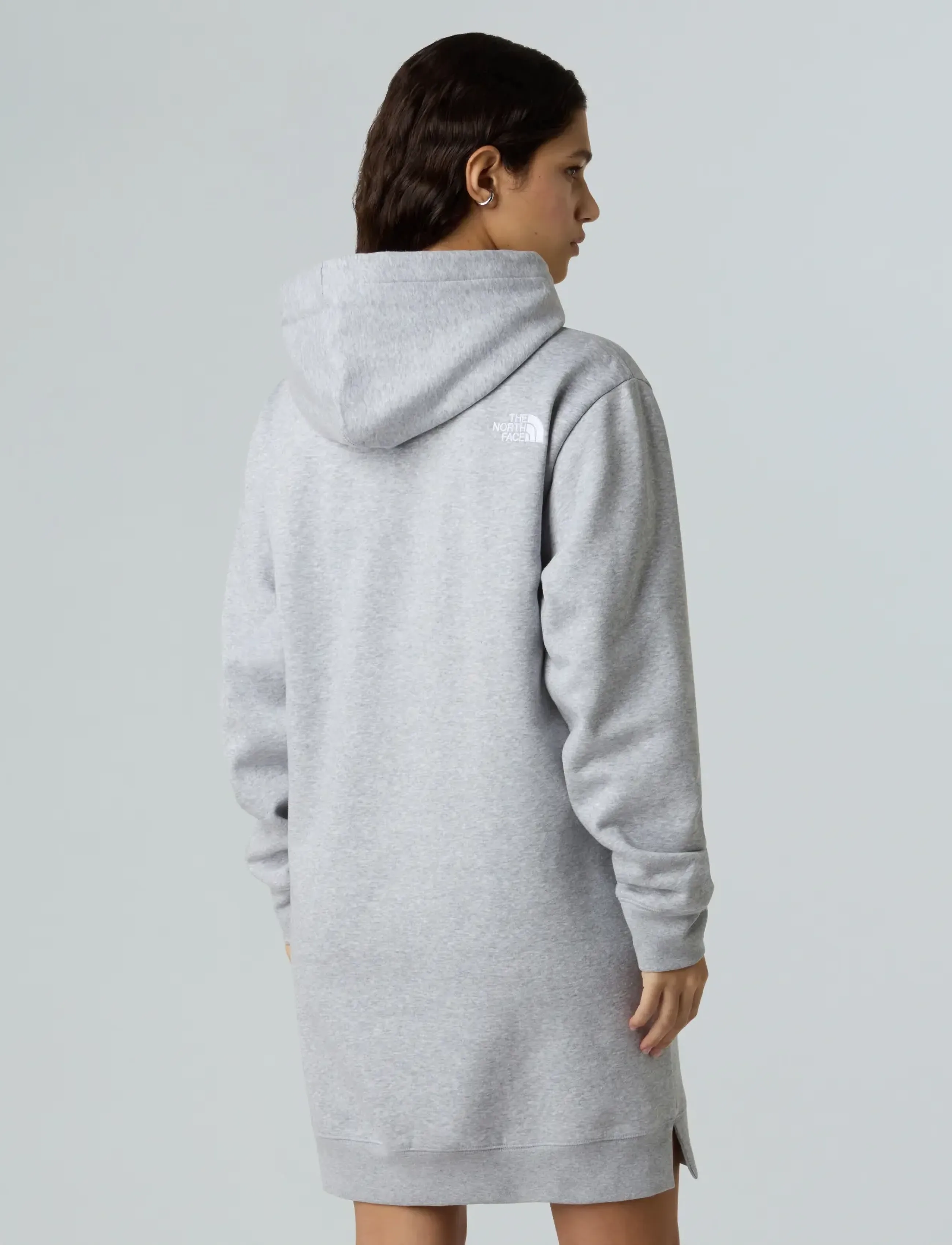 The North Face - W ESSENTIAL RELAXED HOODED DRESS - mekot & hameet - tnf light grey heather - 4