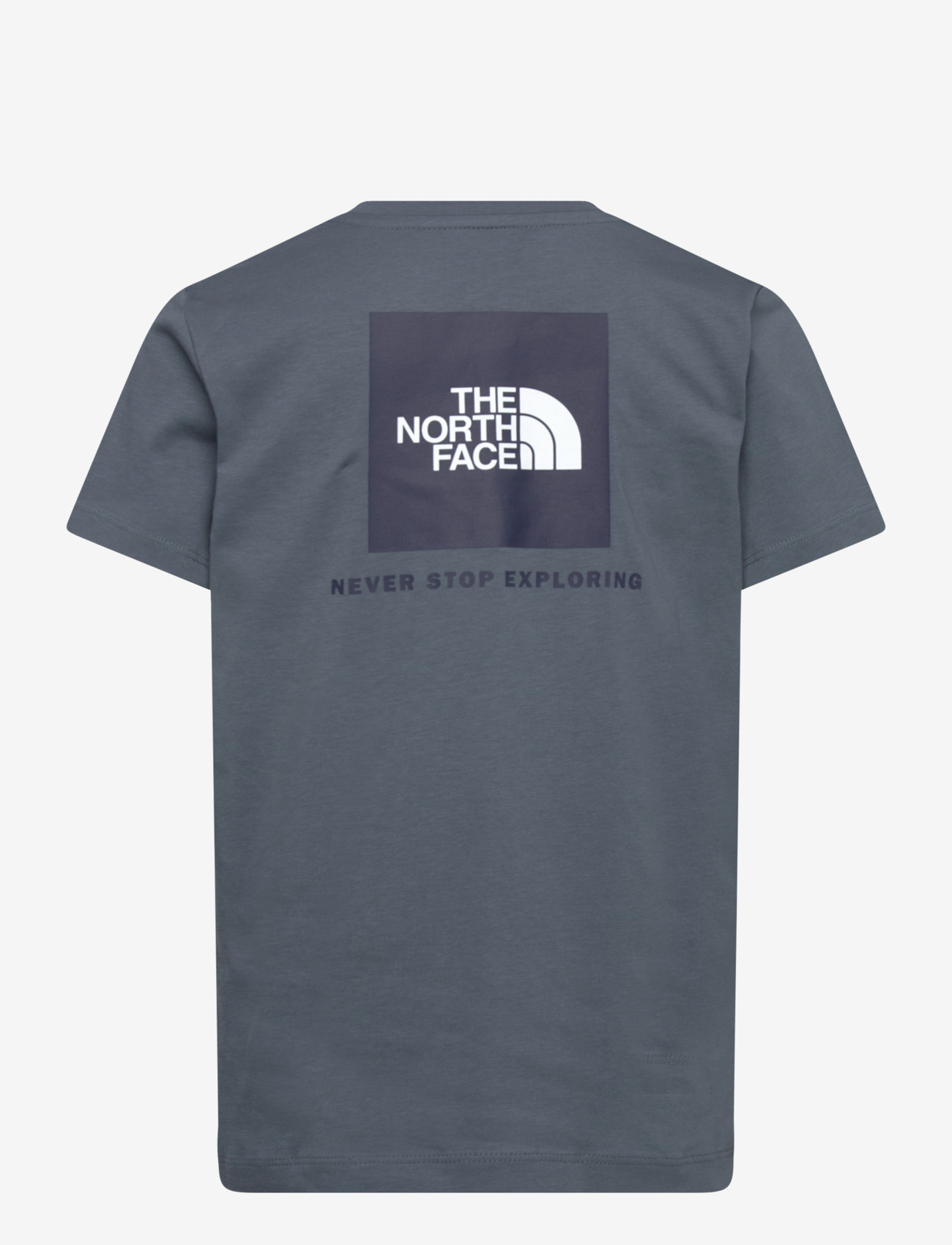 The North Face - TEEN BOX NSE REGULAR SS TEE - kortærmede t-shirts - granite grey - 2