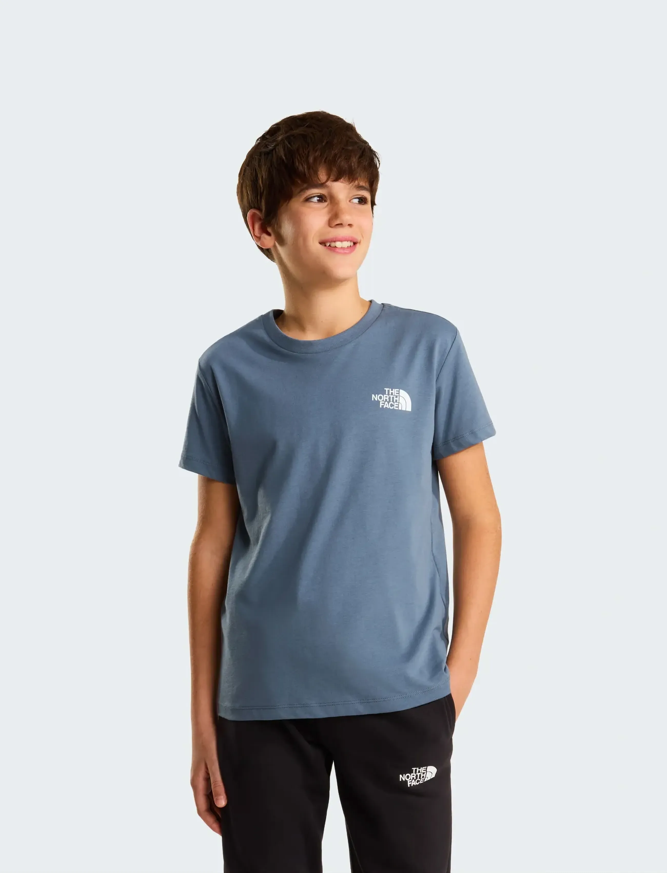 The North Face - TEEN BOX NSE REGULAR SS TEE - t-shirts à manches courtes - granite grey - 3