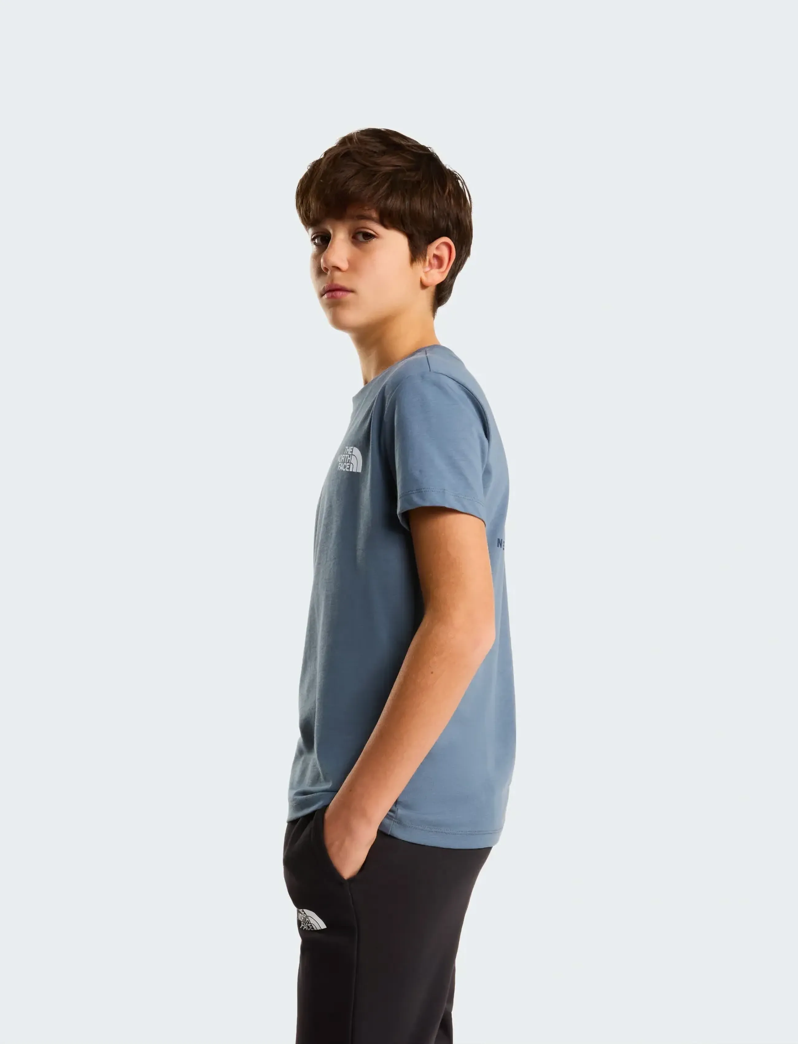 The North Face - TEEN BOX NSE REGULAR SS TEE - kurzärmelig - granite grey - 5