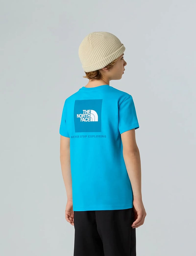 The North Face - TEEN BOX NSE REGULAR SS TEE - kortärmade t-shirts - meridian blue/dusk blue - 4