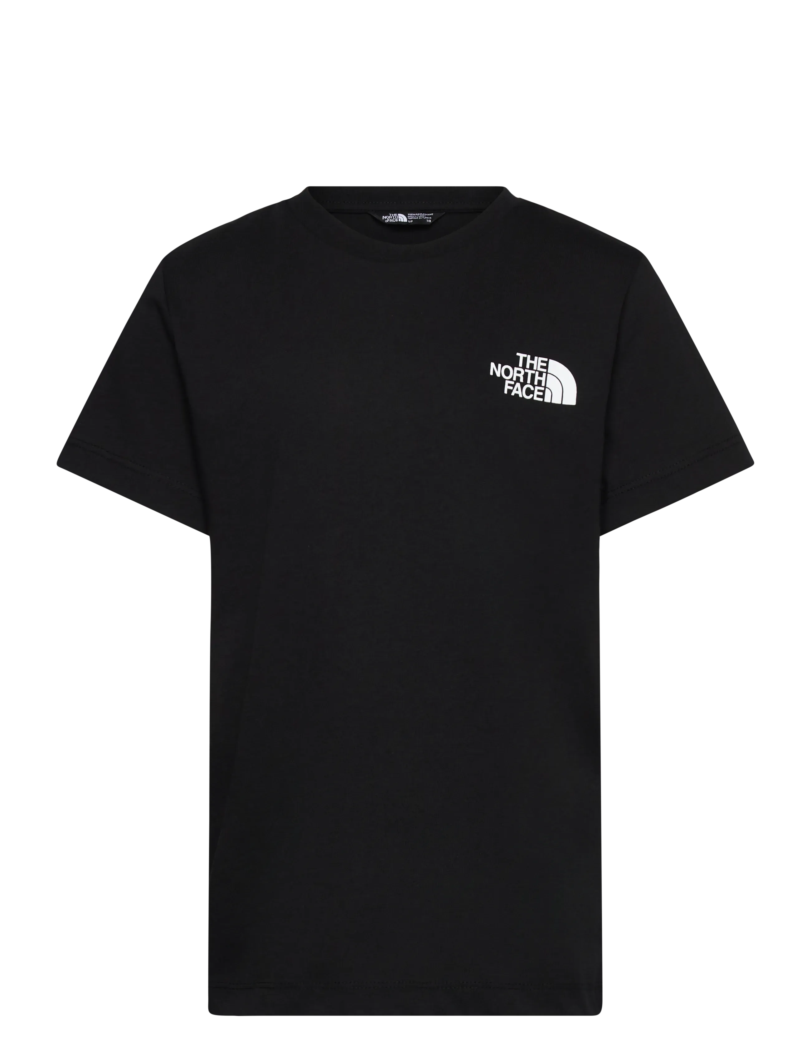 THE NORTH FACE Teen Box Nse Regular Ss Tee Schwarz - 120-129 - Kinder