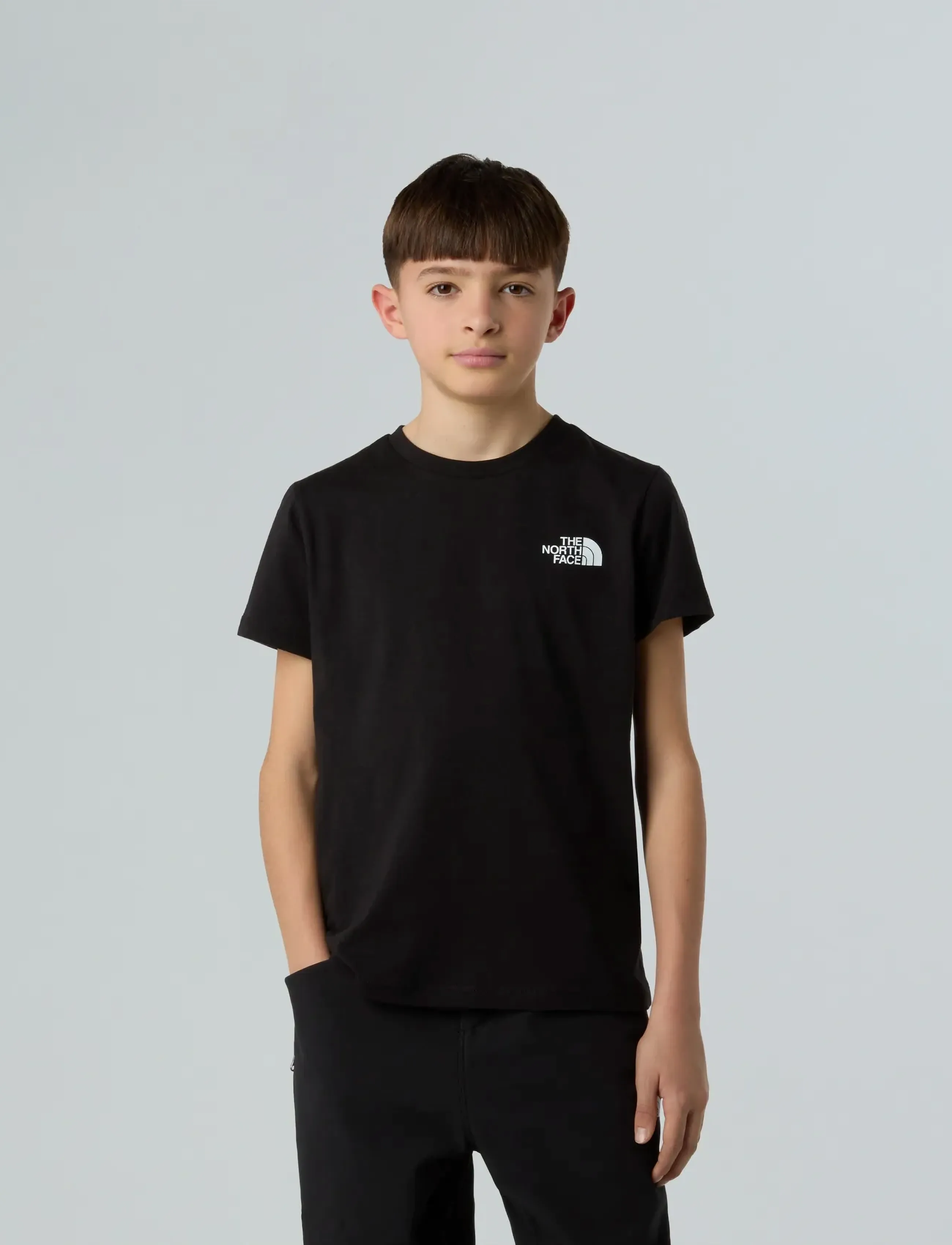The North Face - TEEN BOX NSE REGULAR SS TEE - short-sleeved t-shirts - tnf black - 3