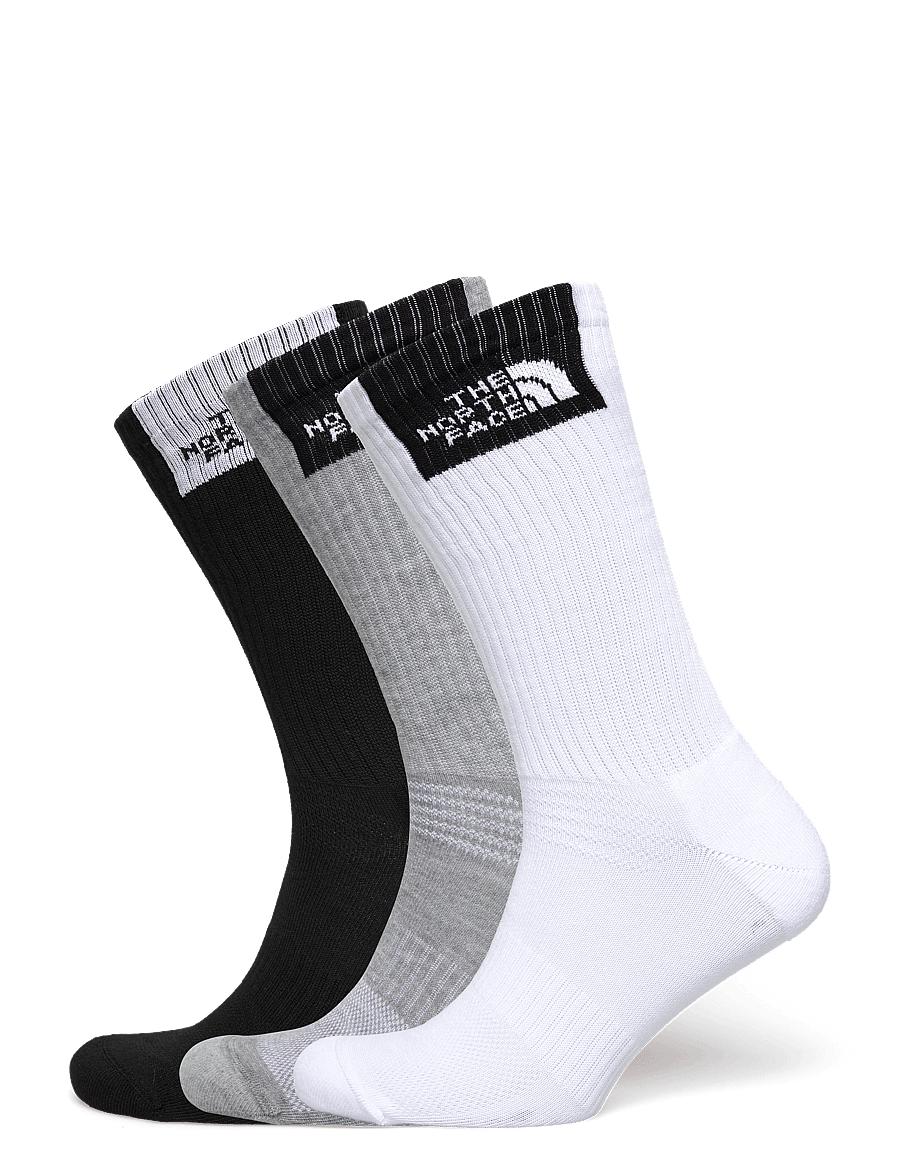 The North Face - MULTI SPORT FINE BOX CUSH CREW SOCK 3P - strümpfe - tnf white/tnf black/mon - 0