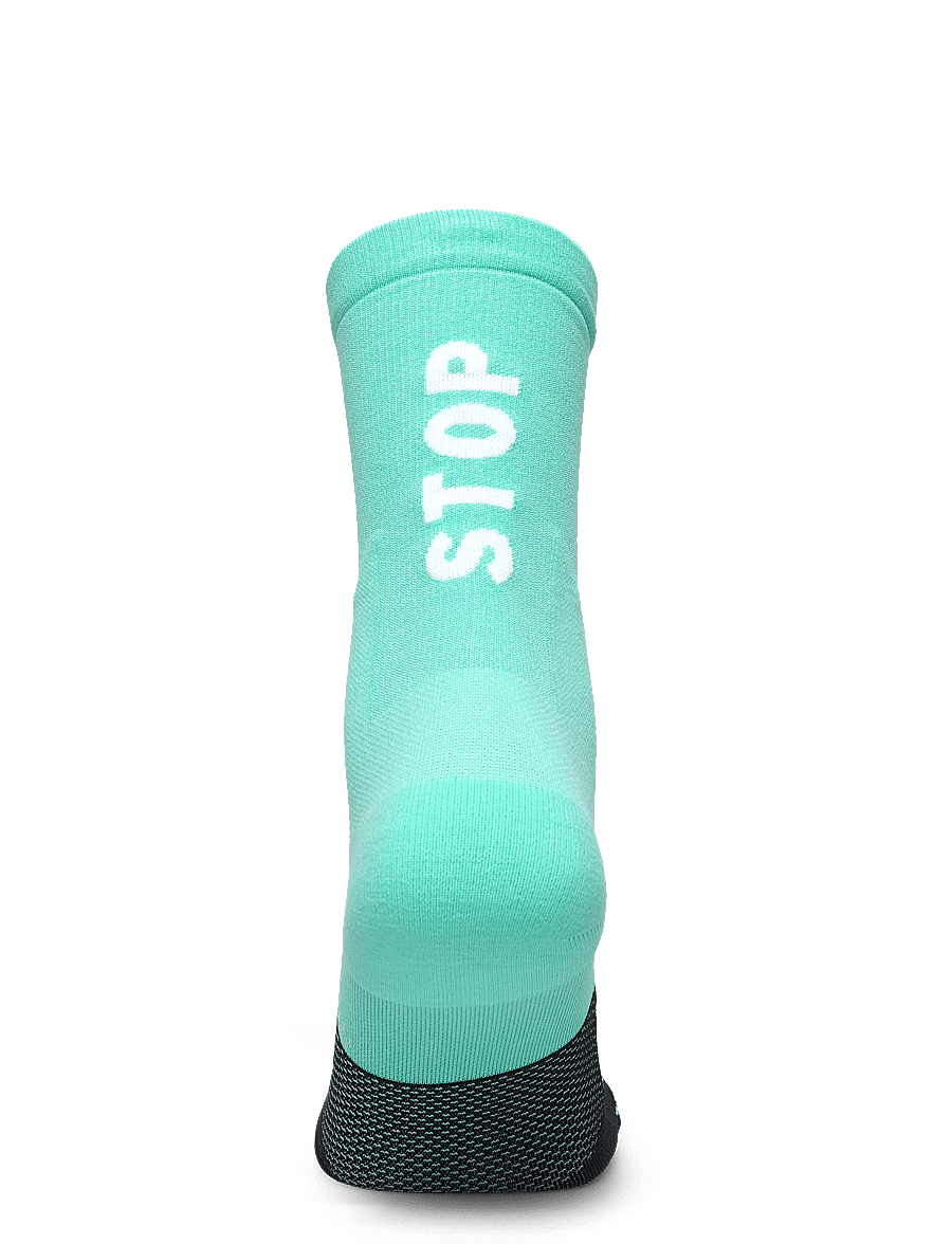 The North Face - NEVER STOP TRAIL RUN CREW SOCK - strümpfe - spring bud - 3