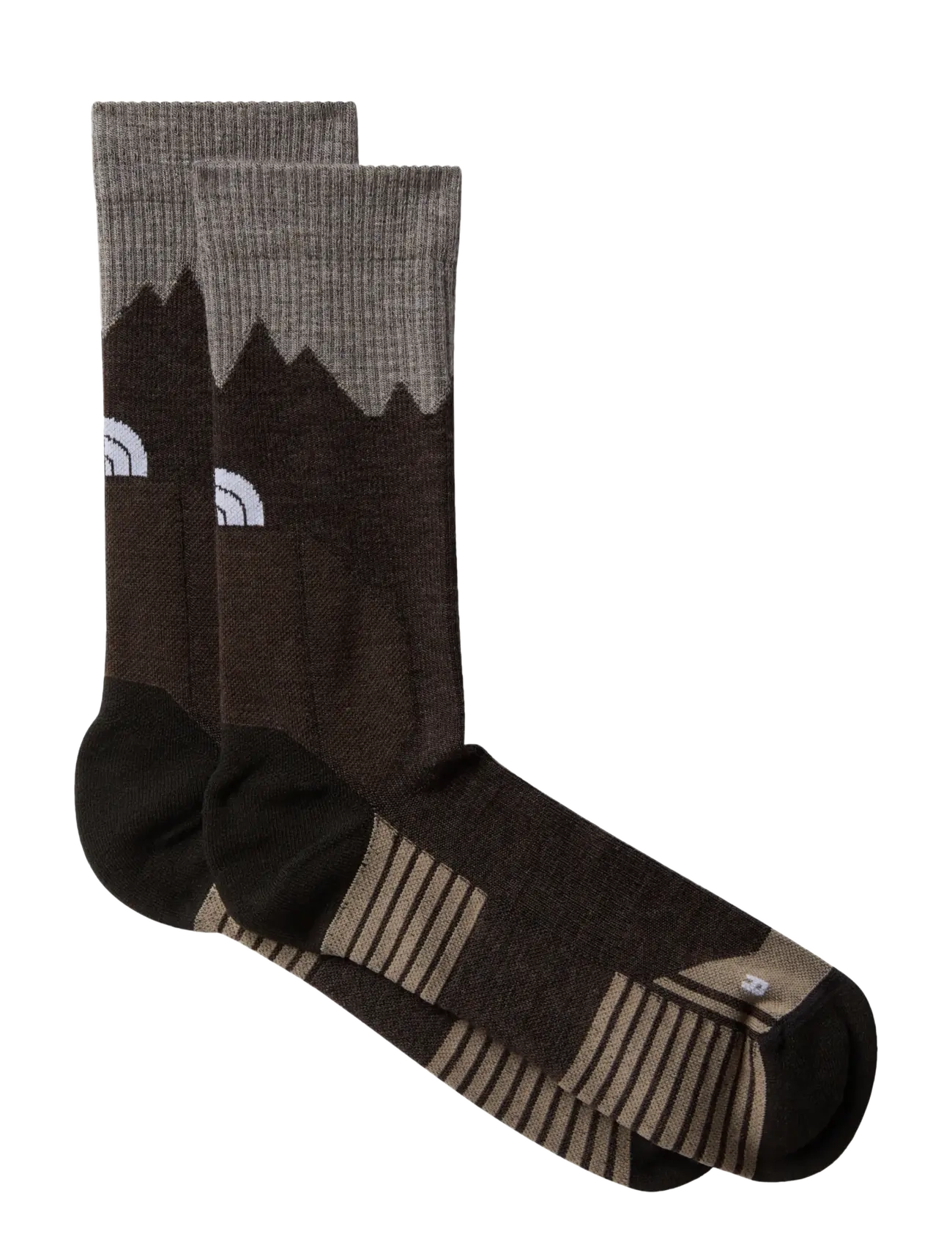 The North Face MOUNTAIN HIKING CREW SOCK - Outdoor - SMOKEY BROWN/MUSHROOM G / brown