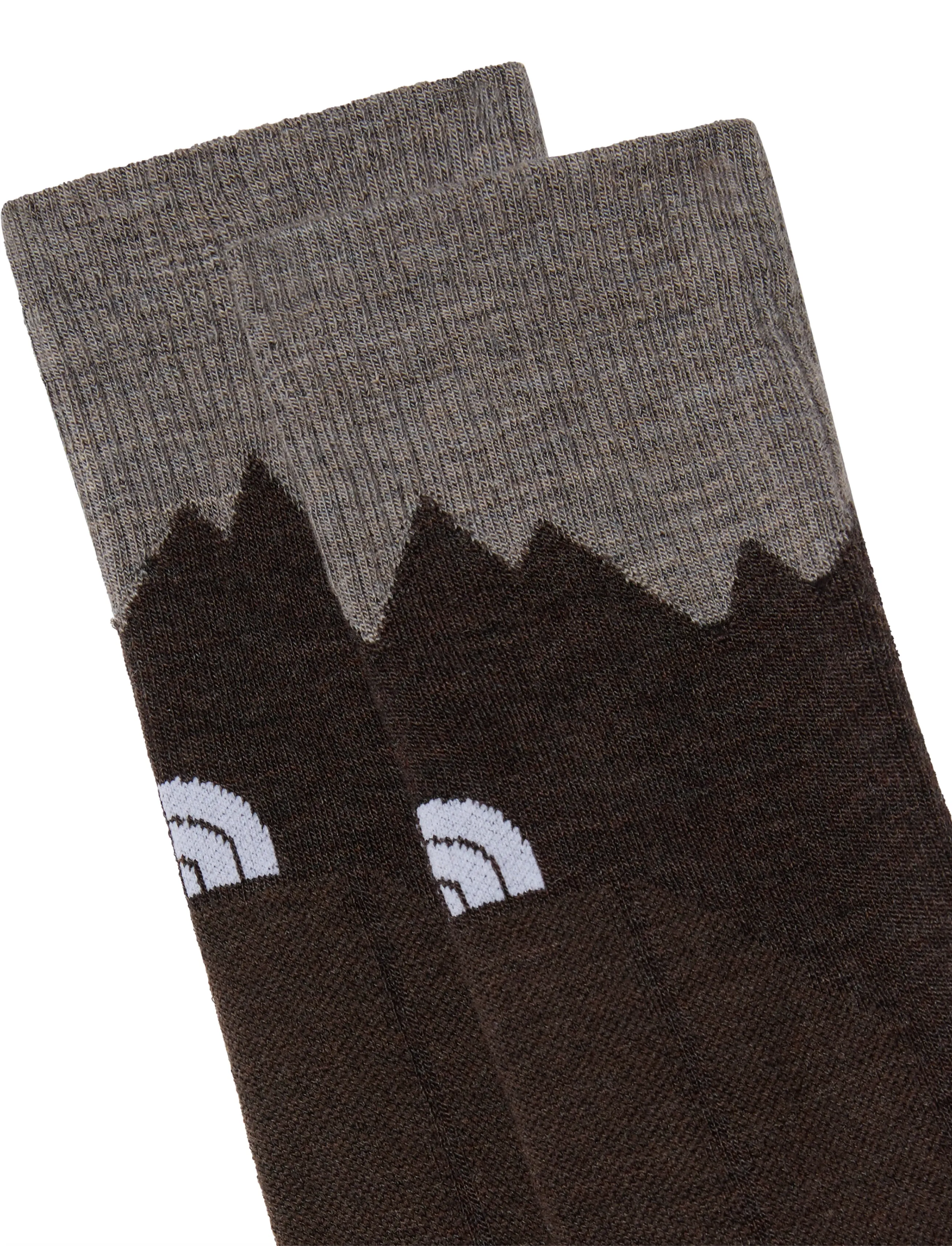 The North Face - MOUNTAIN HIKING CREW SOCK - strümpfe - smokey brown/mushroom g - 1