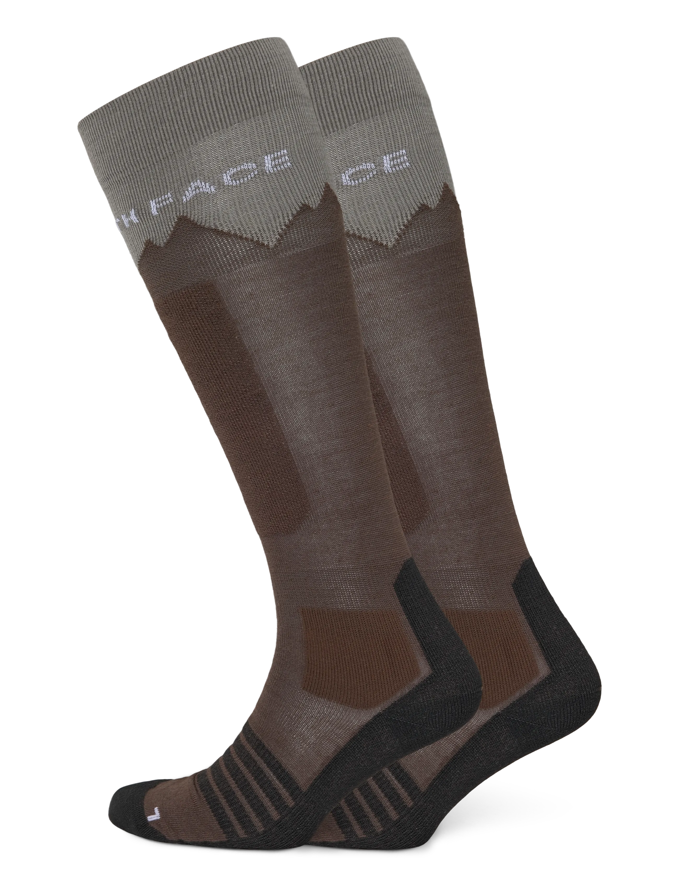 The North Face MOUNTAIN RESORT SKI SOCK - Tøj - STONE SLAB/SMOKEY BROWN / brown