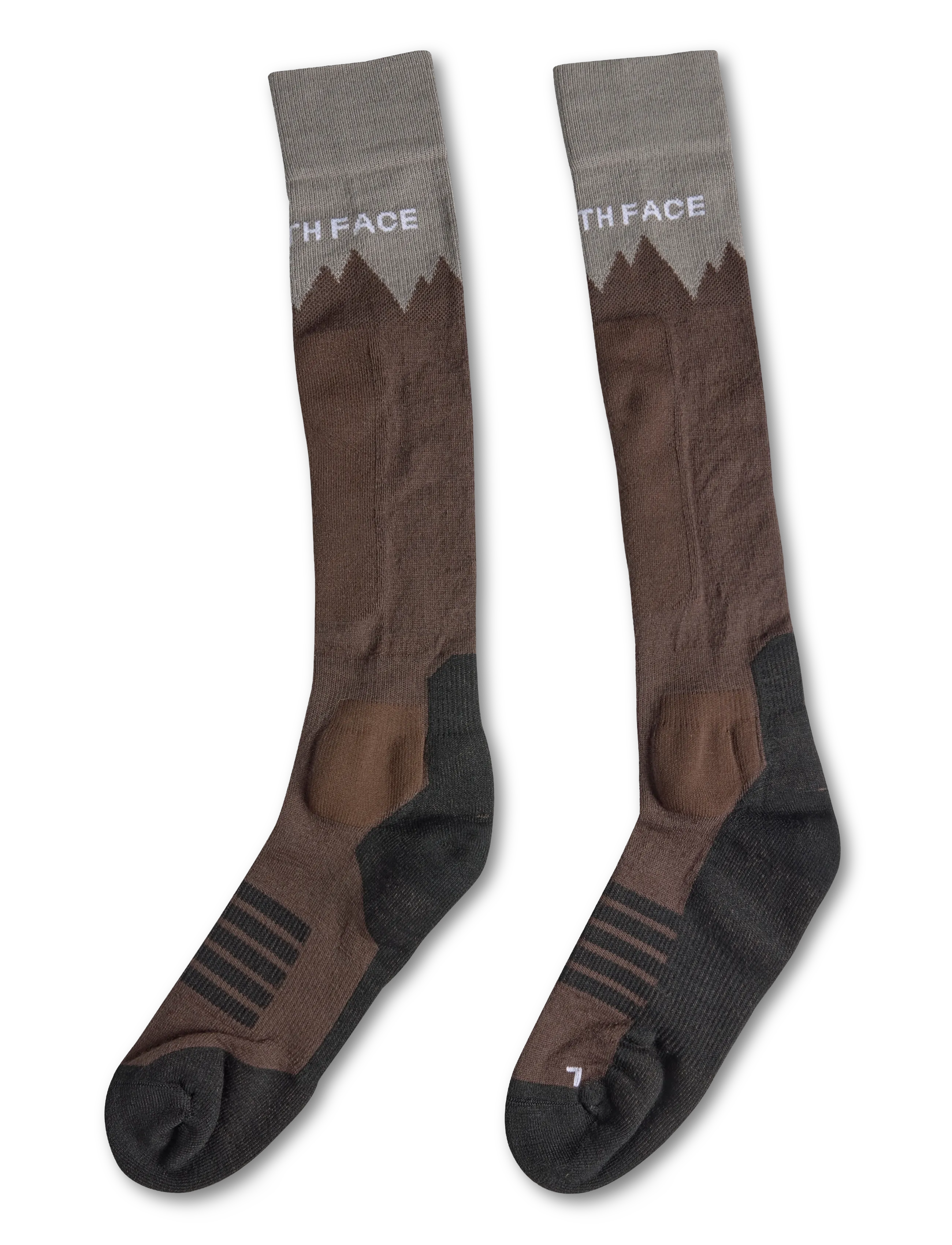 The North Face - MOUNTAIN RESORT SKI SOCK - sportstrømper - stone slab/smokey brown - 1
