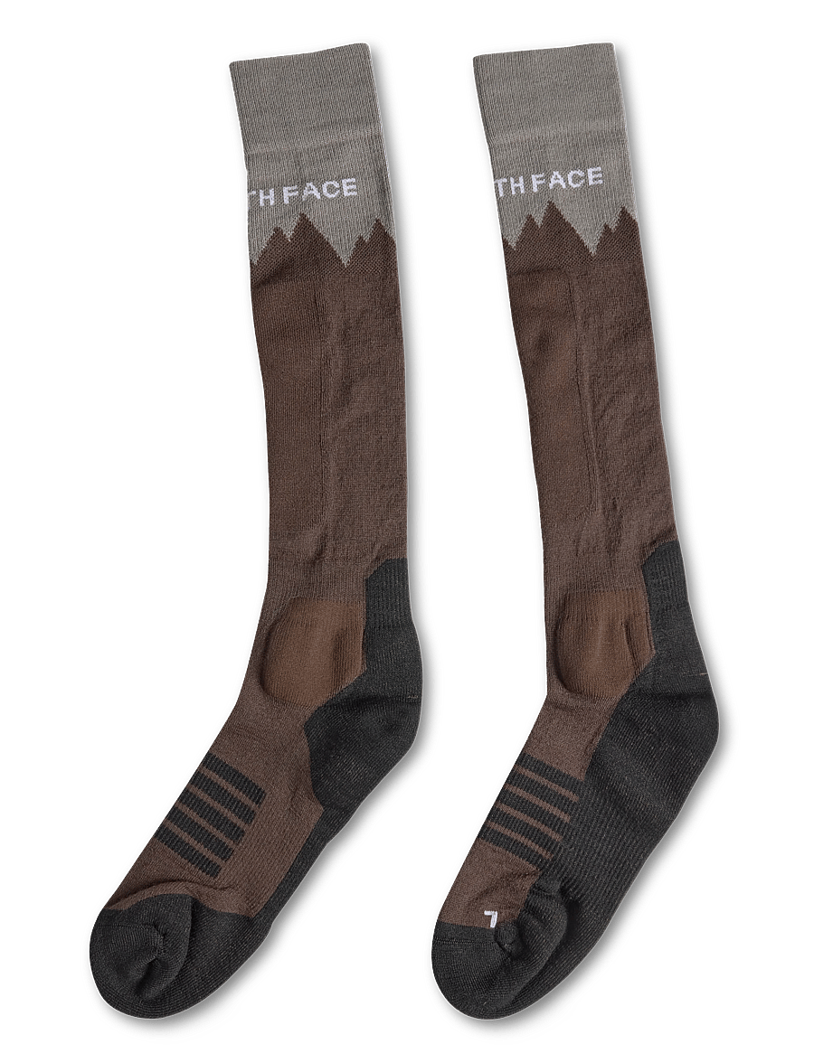 The North Face - MOUNTAIN RESORT SKI SOCK - sportstrømper - stone slab/smokey brown - 1