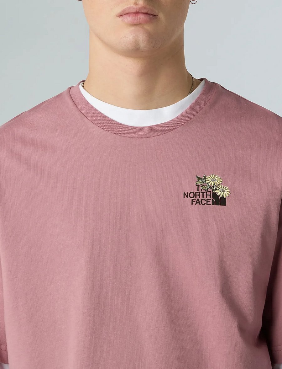 The North Face - U FLOWER DOME RELAXED S/S TEE-GRAPHIC - augšdaļas un t-krekli - nostalgia rose - 4