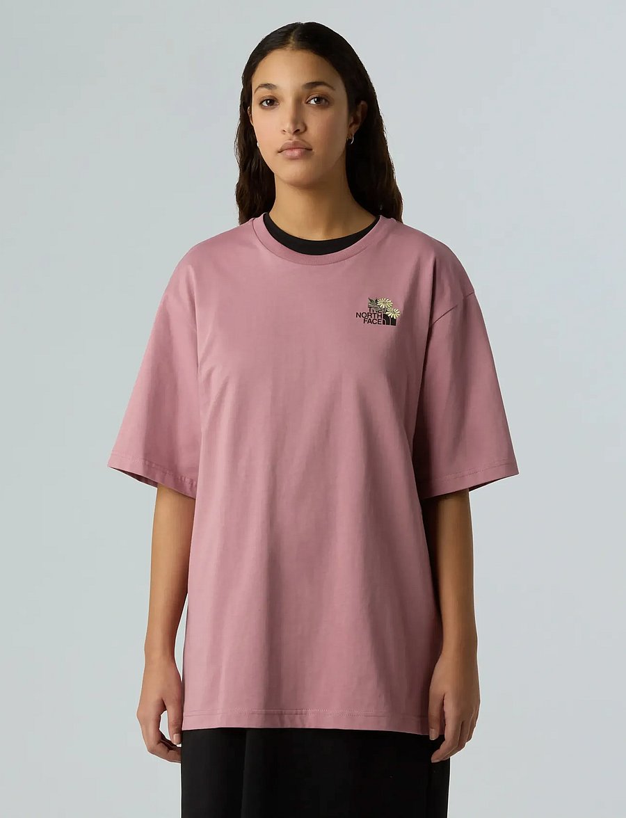 The North Face - U FLOWER DOME RELAXED S/S TEE-GRAPHIC - augšdaļas un t-krekli - nostalgia rose - 5