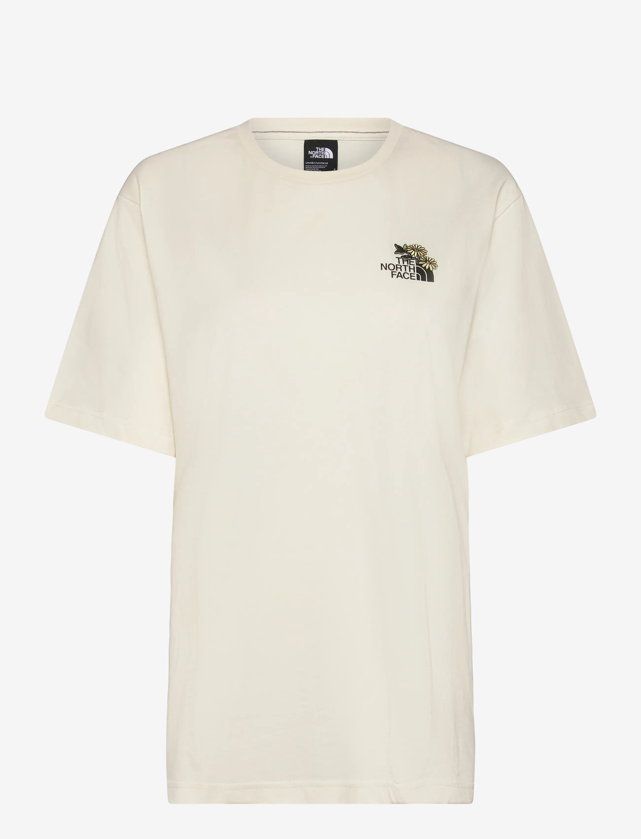 The North Face - U FLOWER DOME RELAXED S/S TEE-GRAPHIC - tops & t-shirts - white dune - 1