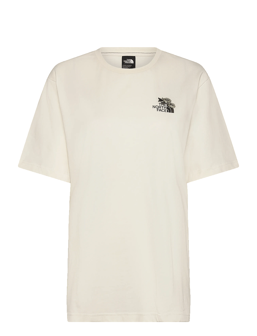 The North Face - U FLOWER DOME RELAXED S/S TEE-GRAPHIC - t-shirts - white dune - 1