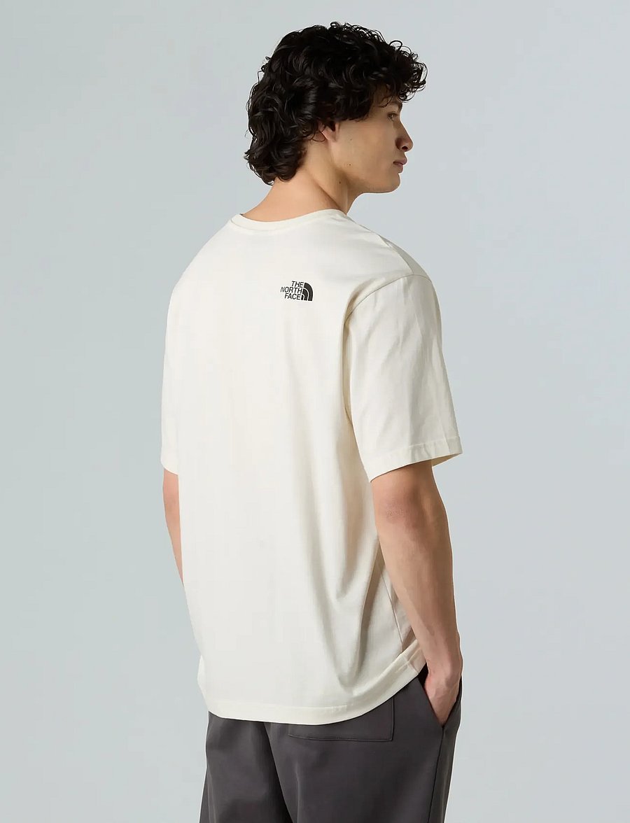 The North Face - U FLOWER DOME RELAXED S/S TEE-GRAPHIC - t-shirts - white dune - 4