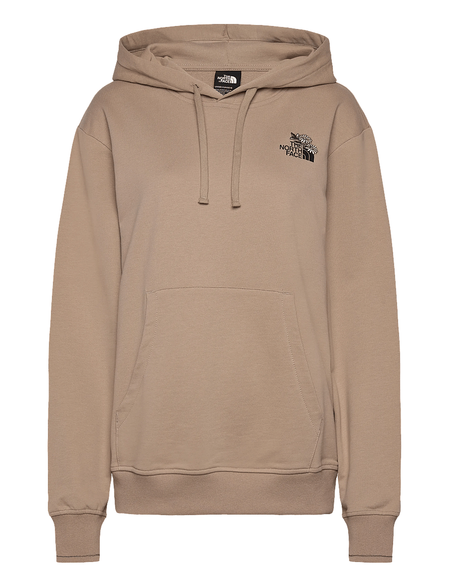 The North Face - U FLOWER DOME RELAXED HD SWEATSHIRT-GPH - pulls a capuche - mushroom grey - 1