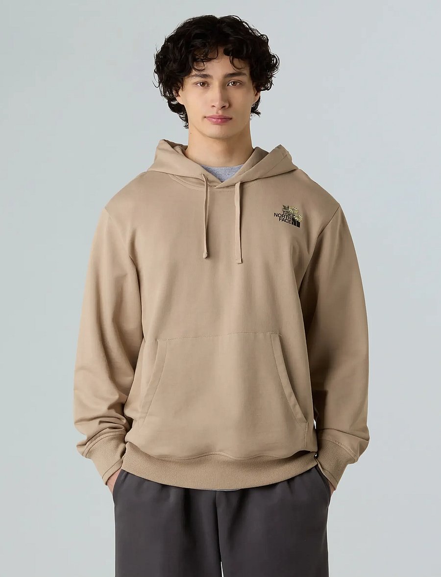 The North Face - U FLOWER DOME RELAXED HD SWEATSHIRT-GPH - pulls a capuche - mushroom grey - 0
