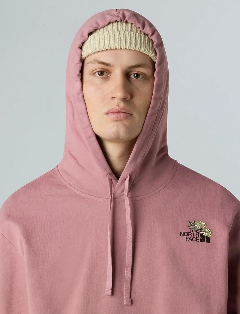 The North Face - U FLOWER DOME RELAXED HD SWEATSHIRT-GPH - pulls a capuche - nostalgia rose - 5