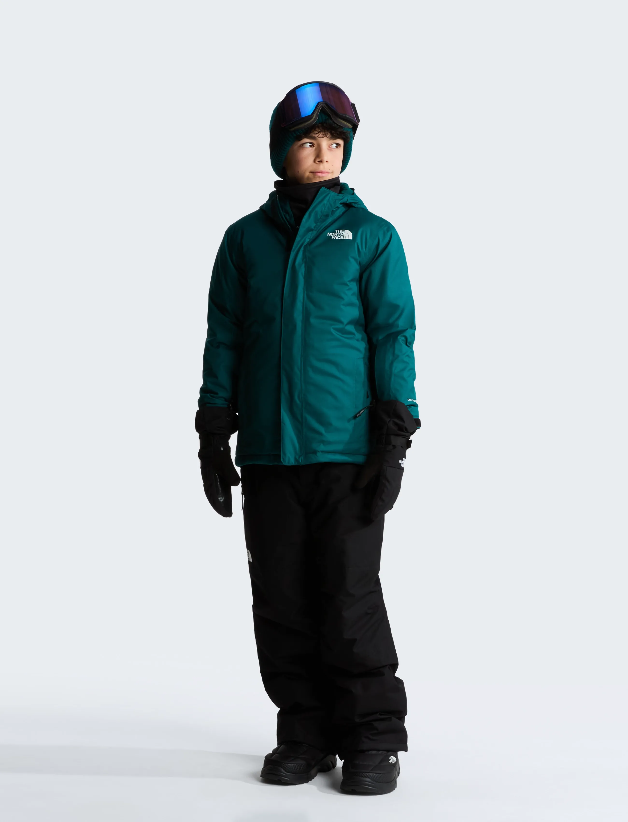 The North Face - TEEN SNOWQUEST JACKET - ski jackets - pacific teal - 3