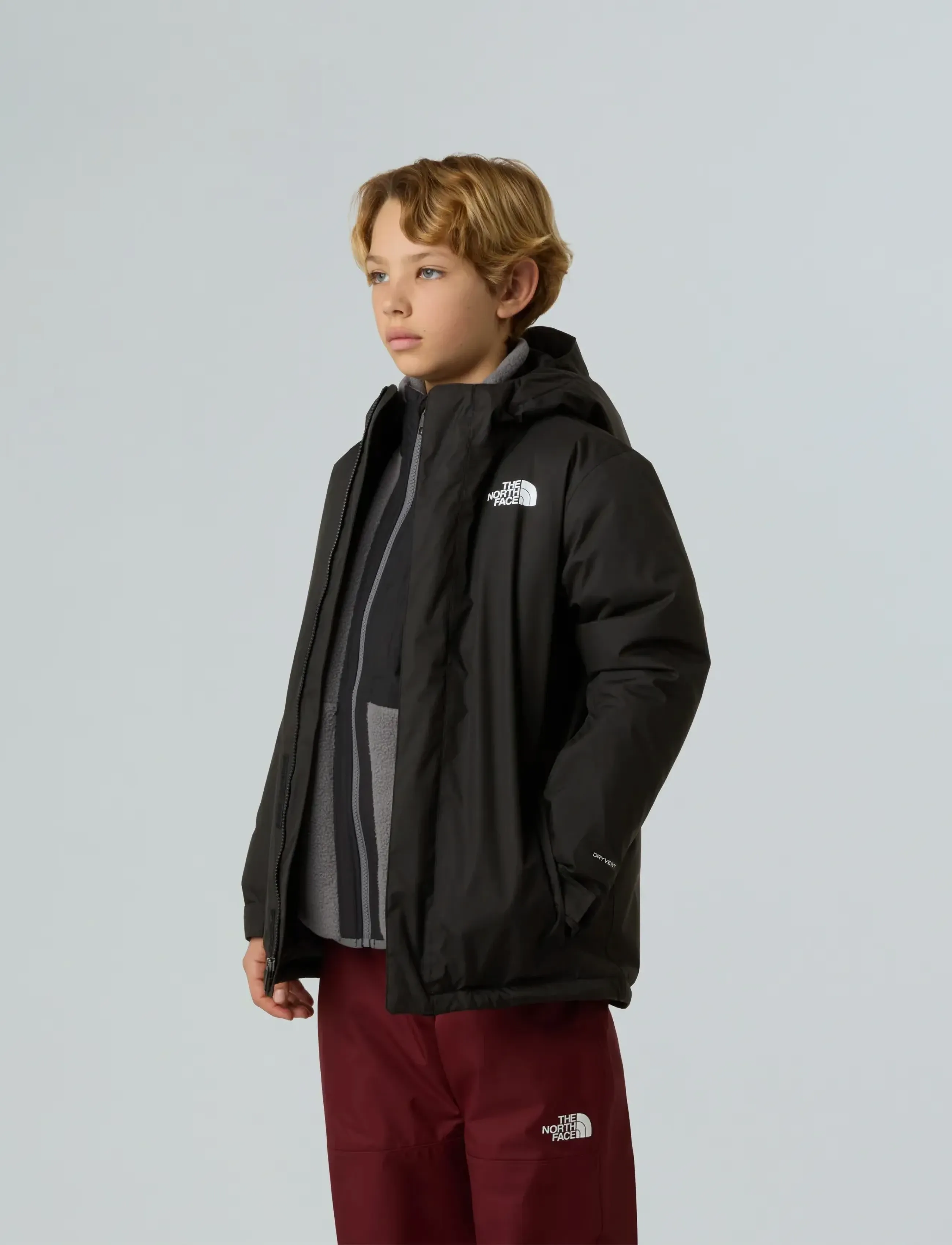 The North Face - TEEN SNOWQUEST JACKET - skijacken - tnf black - 5