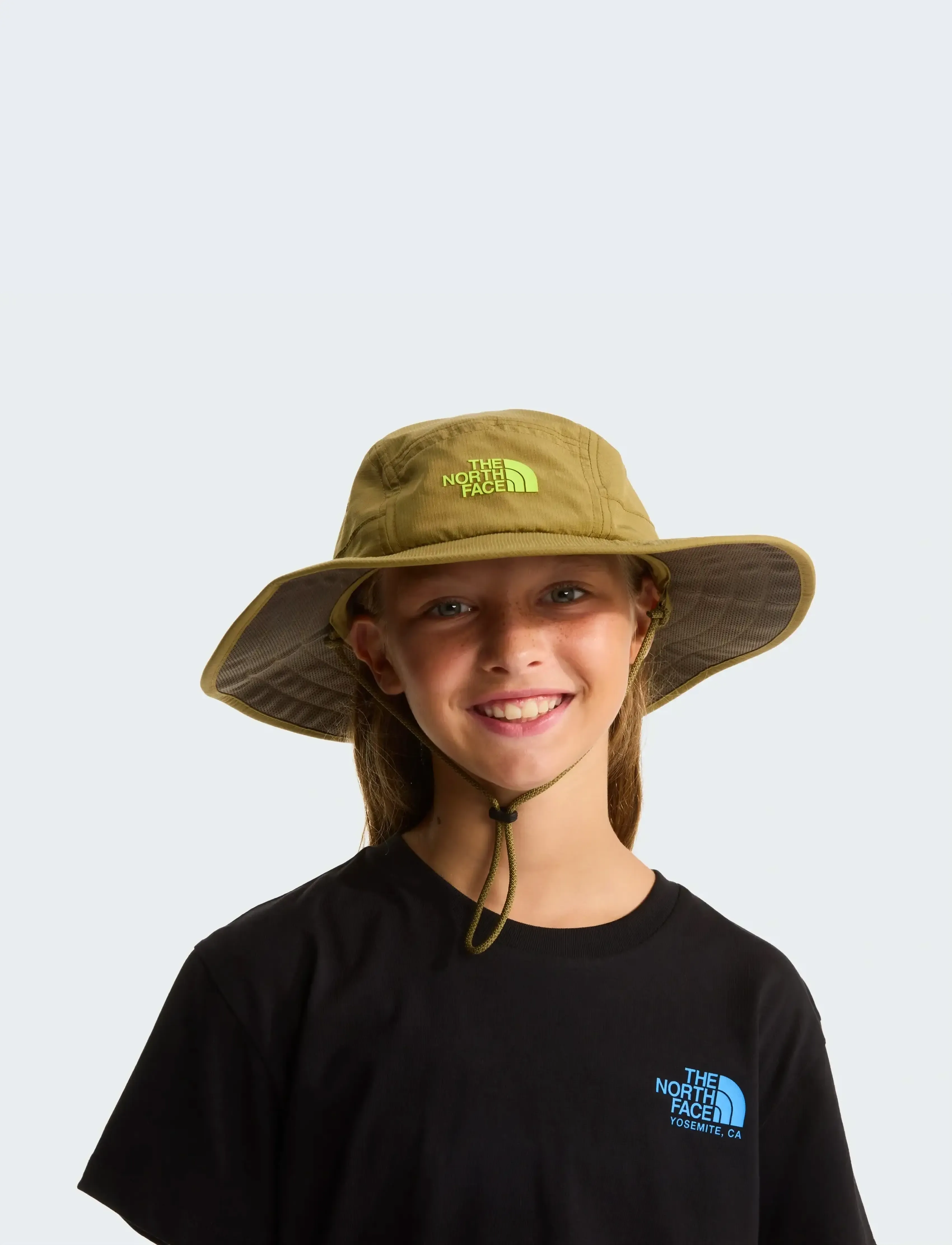 The North Face Kids Class V Brimmer, Børn, Børne Solhat, Beige, Str: L