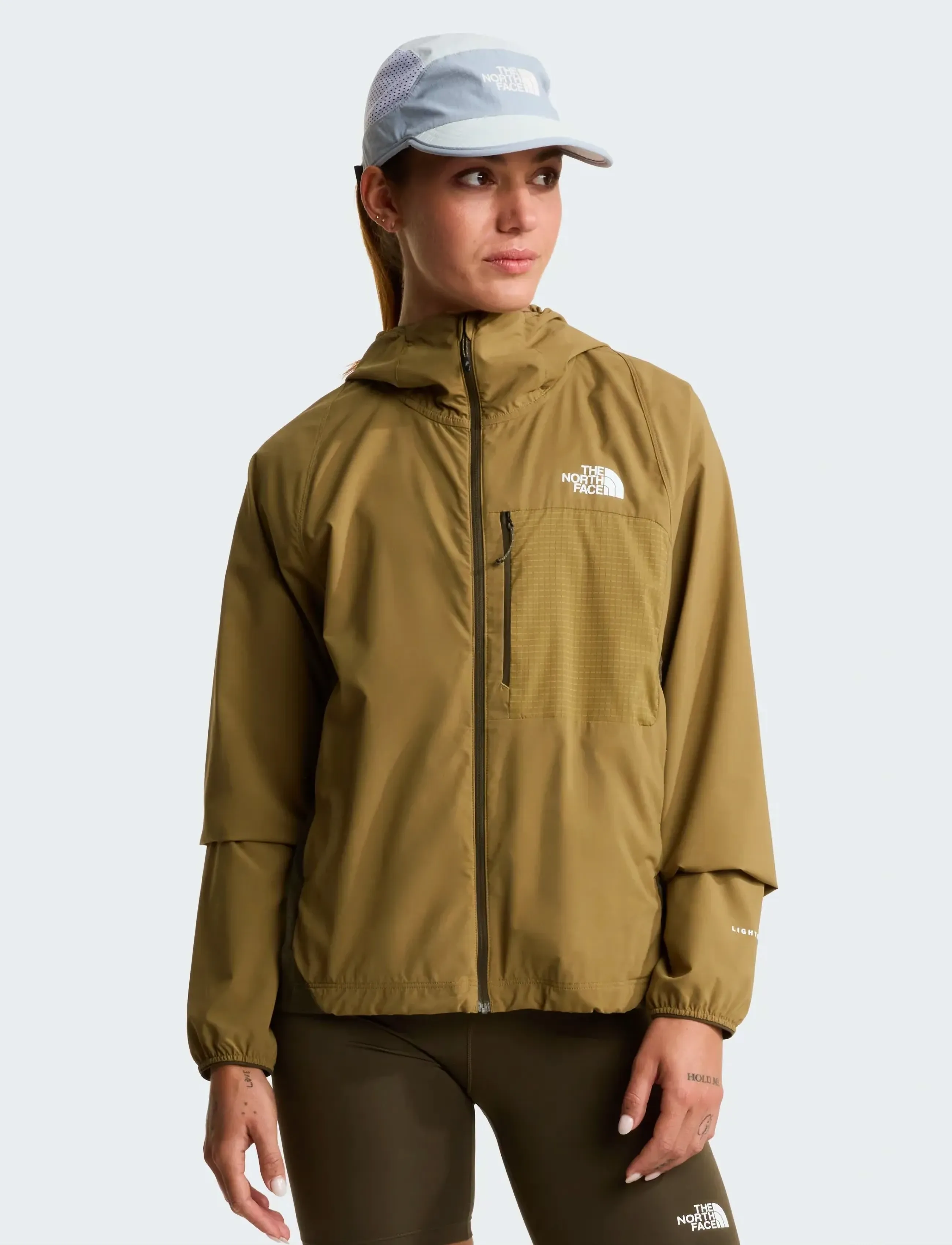 The North Face W Lightrange Woven Jacket, XL, Sport Jackets, Khakigrün - Outdoor Frauen