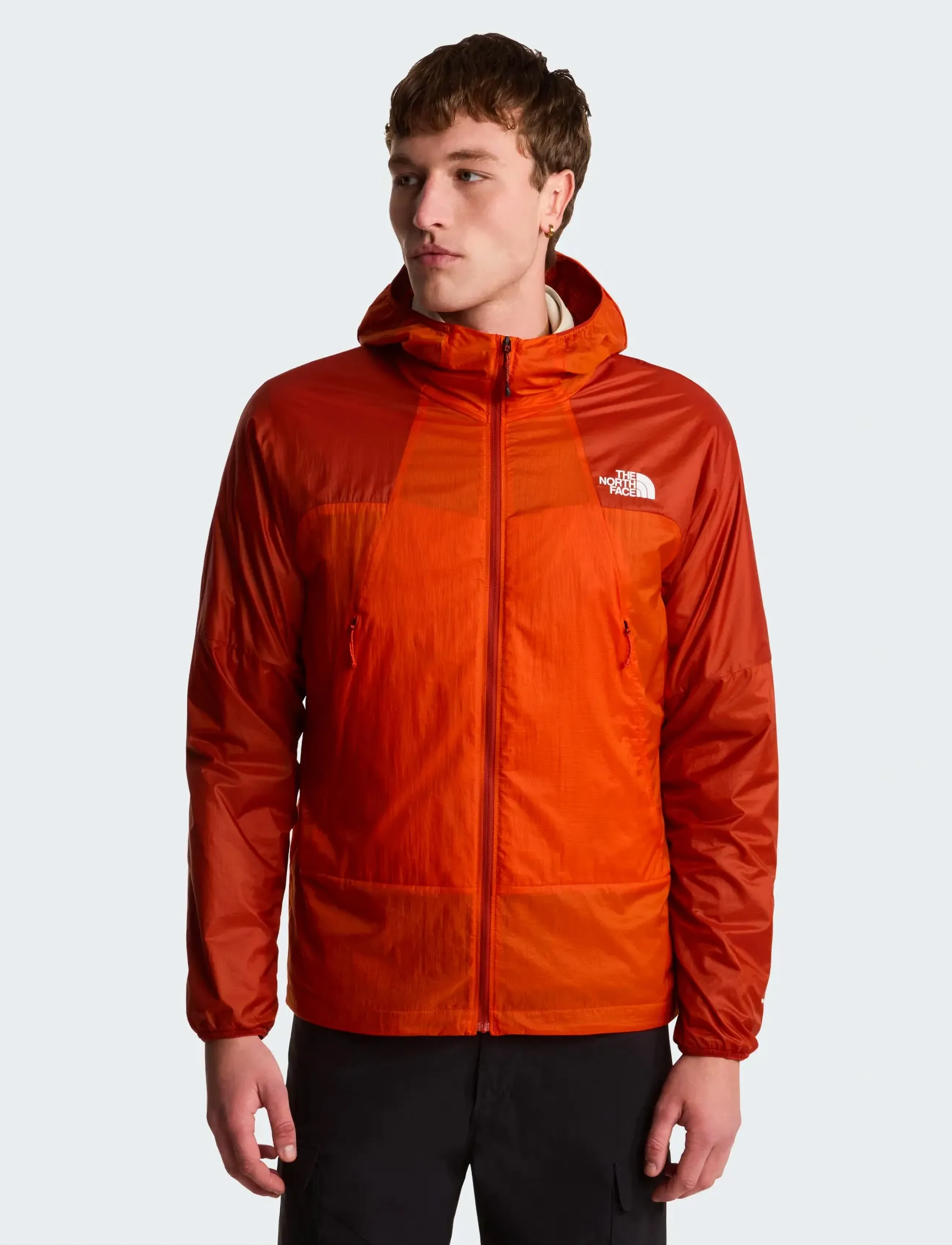 The North Face M Ridgelite Futurefleece Wind Jacket, XL, Orange, Sport Jackets > Sport Outdoor Jackets, Herre