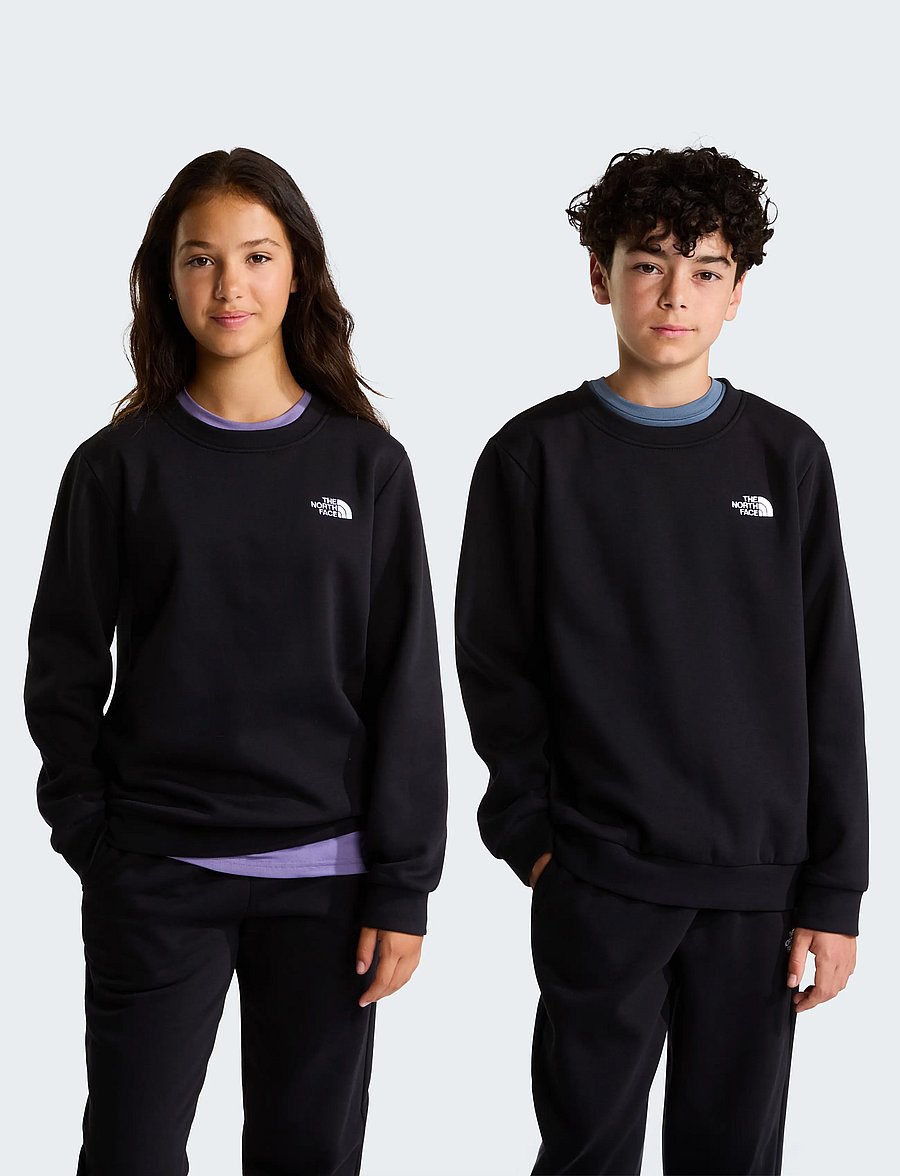 The North Face - TEEN EVOLUTION SIMPLE DOME CREW - sweatshirts - tnf black - 0