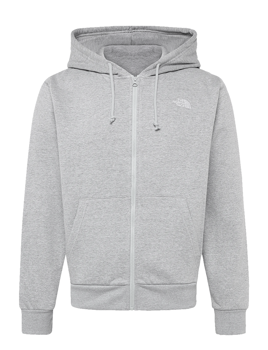 The North Face - M EVOLUTION SIMPLE DOME REGULAR FULL ZIP - sweatshirts - tnf pale grey heather - 1