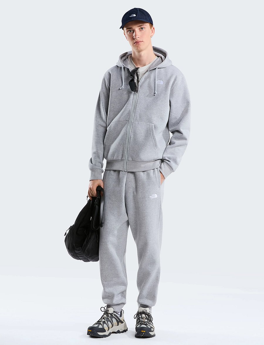 The North Face - M EVOLUTION SIMPLE DOME REGULAR FULL ZIP - sweatshirts - tnf pale grey heather - 3
