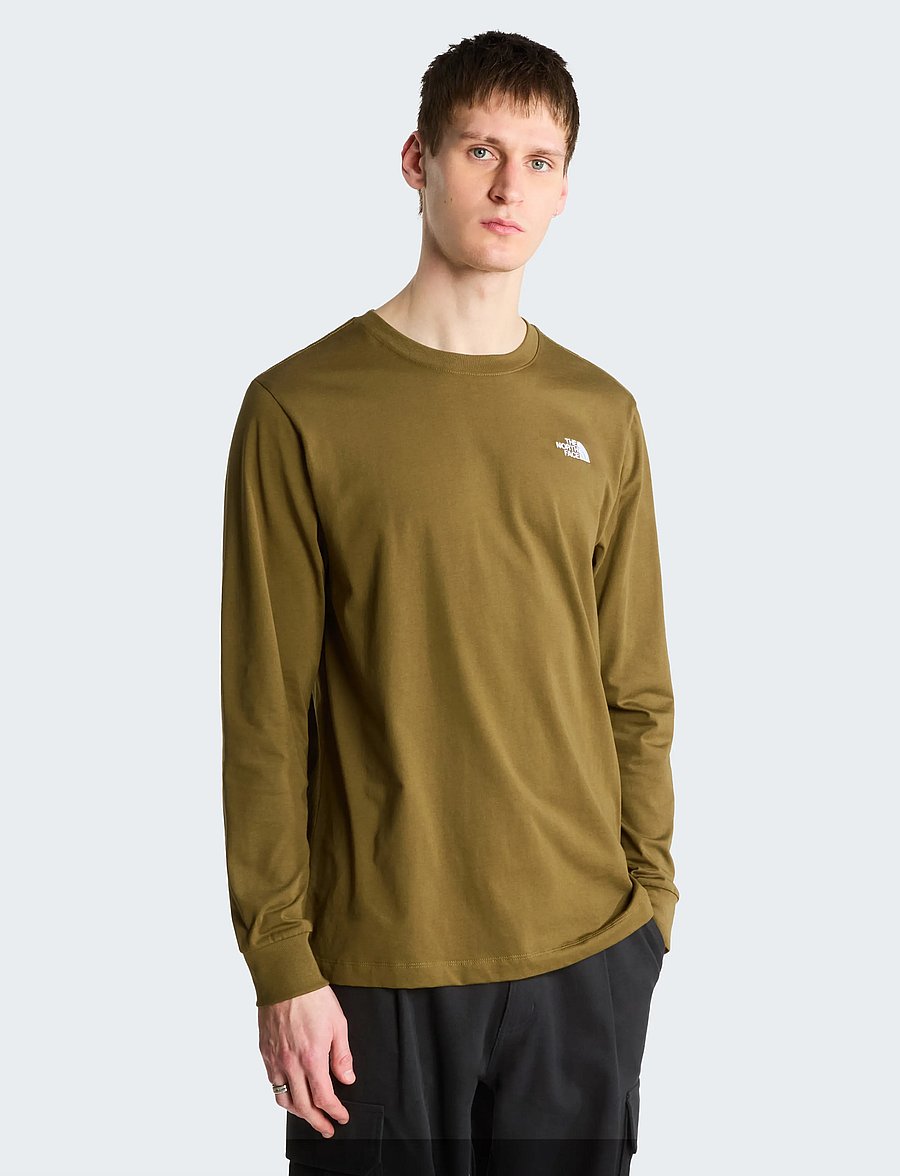 The North Face - M EVOLUTION SIMPLE DOME REGULAR LONG SLE - pikkade varrukatega alussärgid - caraway seed - 0