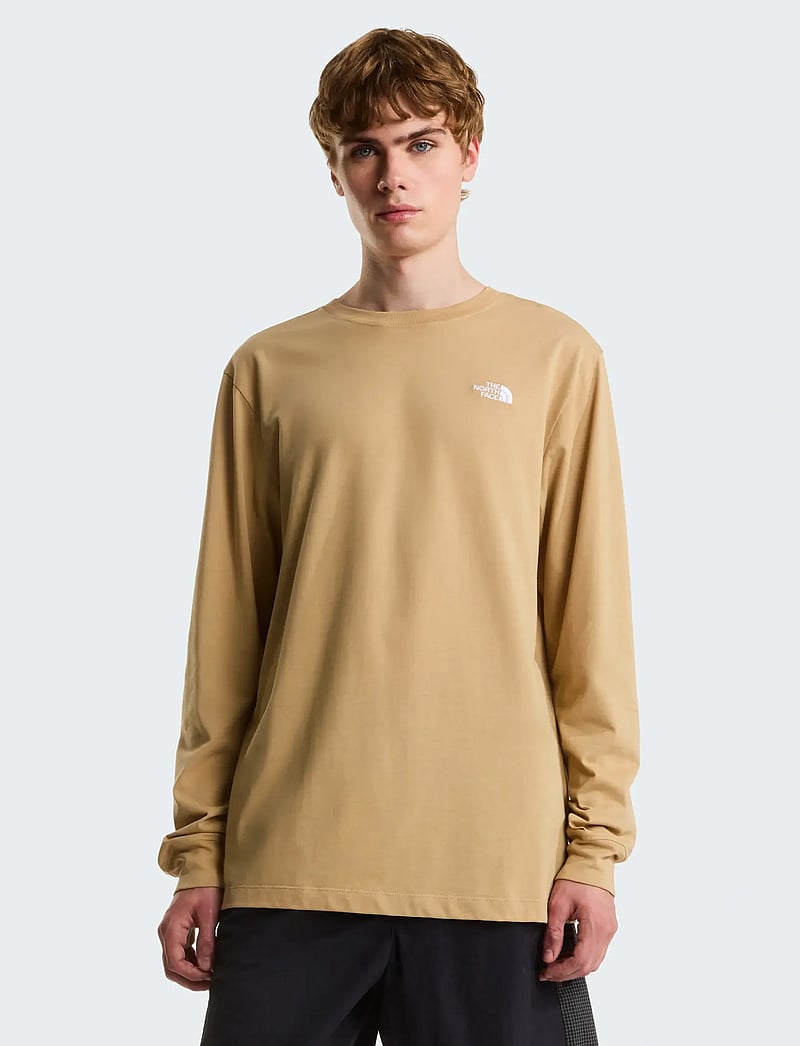The North Face - M EVOLUTION SIMPLE DOME REGULAR LONG SLE - pikkade varrukatega alussärgid - khaki stone - 0