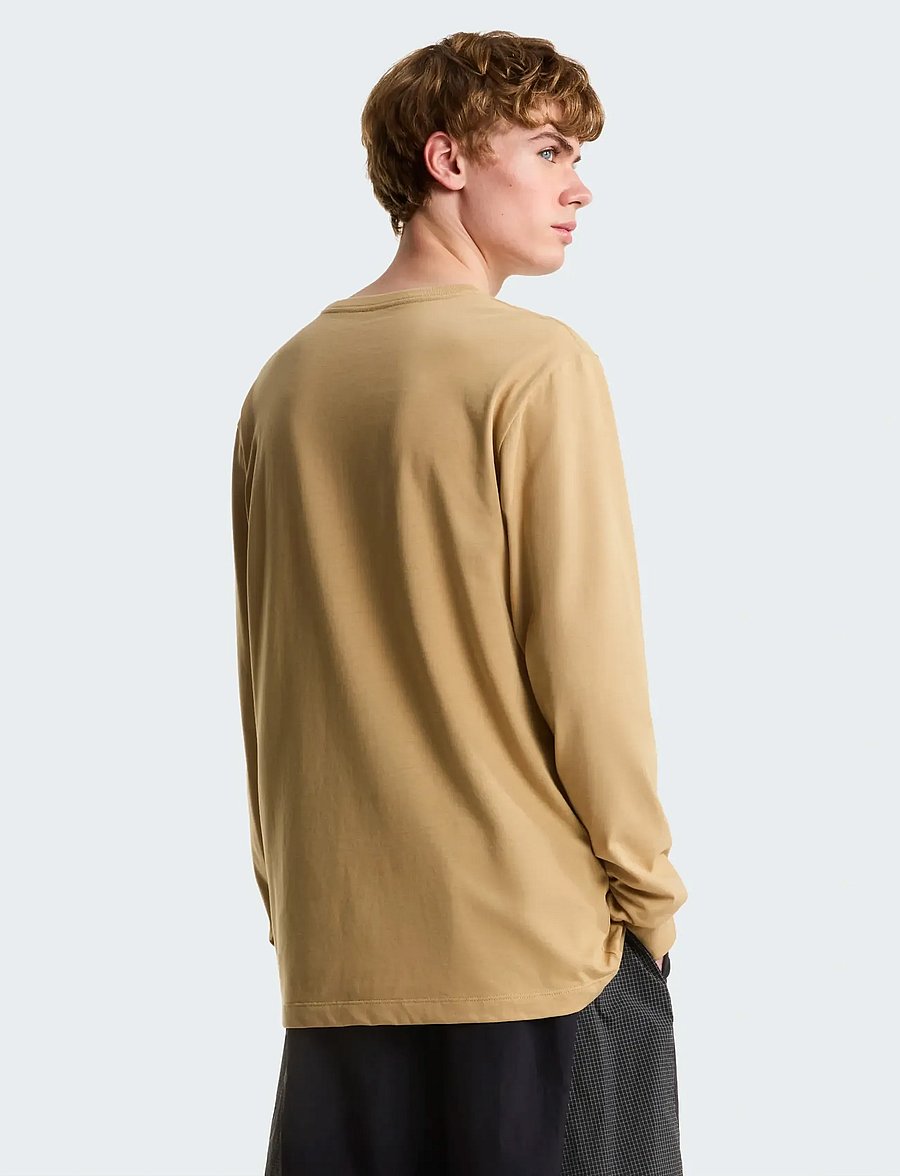 The North Face - M EVOLUTION SIMPLE DOME REGULAR LONG SLE - pikkade varrukatega alussärgid - khaki stone - 5