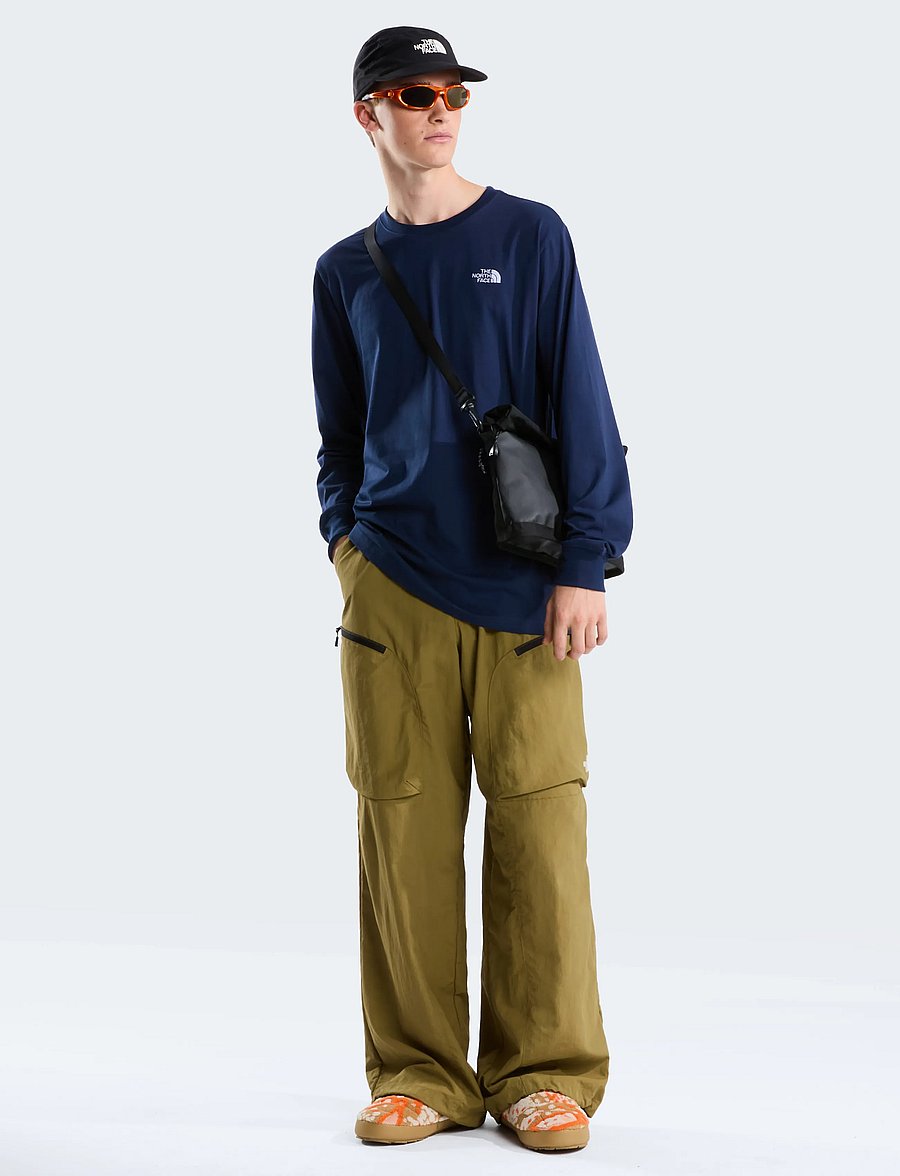The North Face - M EVOLUTION SIMPLE DOME REGULAR LONG SLE - pikkade varrukatega alussärgid - summit navy - 3
