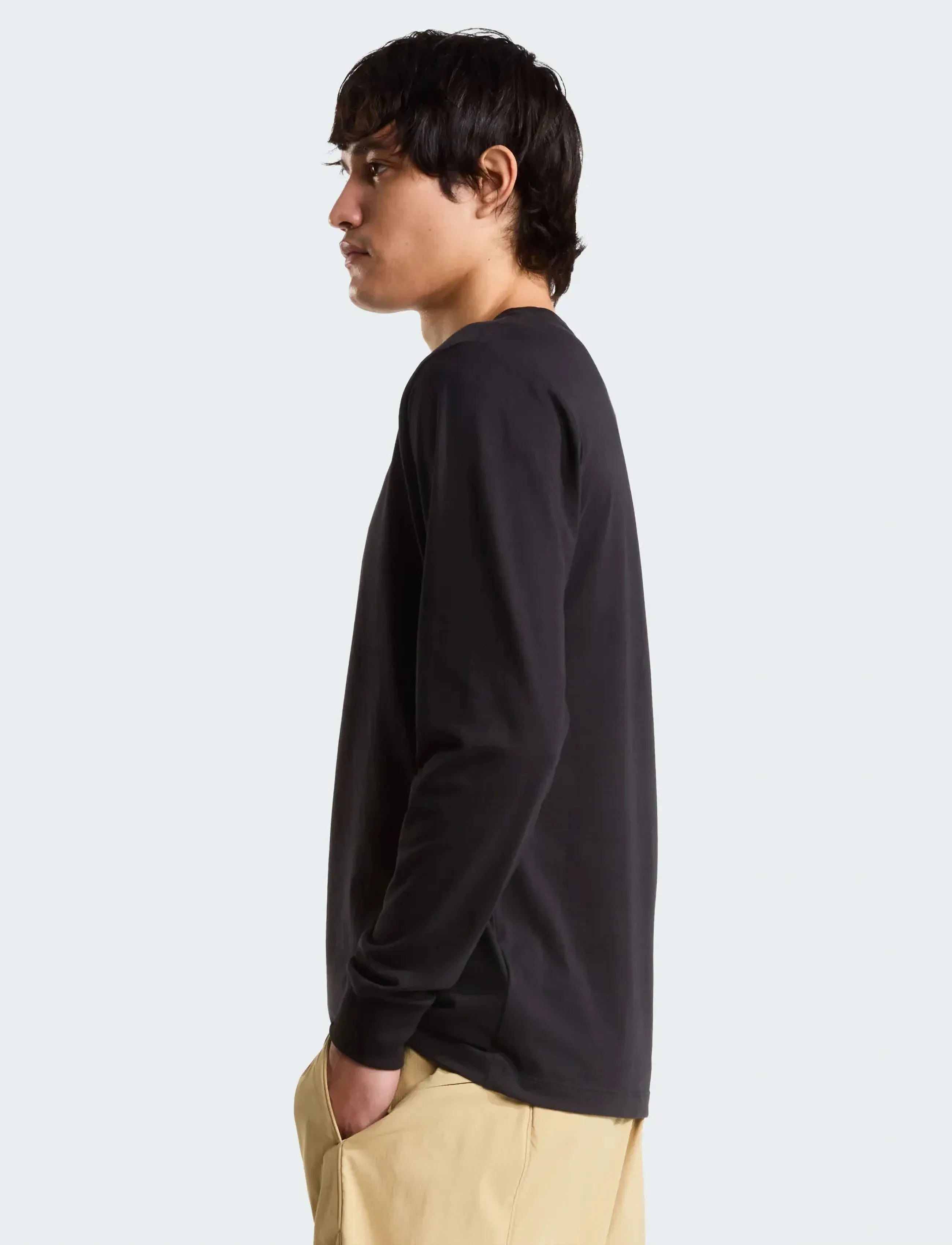 The North Face - M EVOLUTION SIMPLE DOME REGULAR LONG SLE - langarmshirts - tnf black - 4