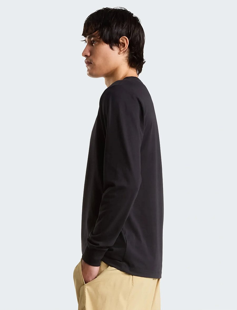 The North Face - M EVOLUTION SIMPLE DOME REGULAR LONG SLE - pikkade varrukatega alussärgid - tnf black - 4