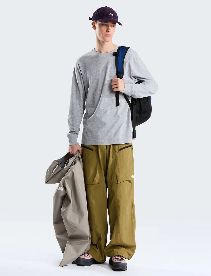 The North Face - M EVOLUTION SIMPLE DOME REGULAR LONG SLE - pikkade varrukatega alussärgid - tnf pale grey heather - 3