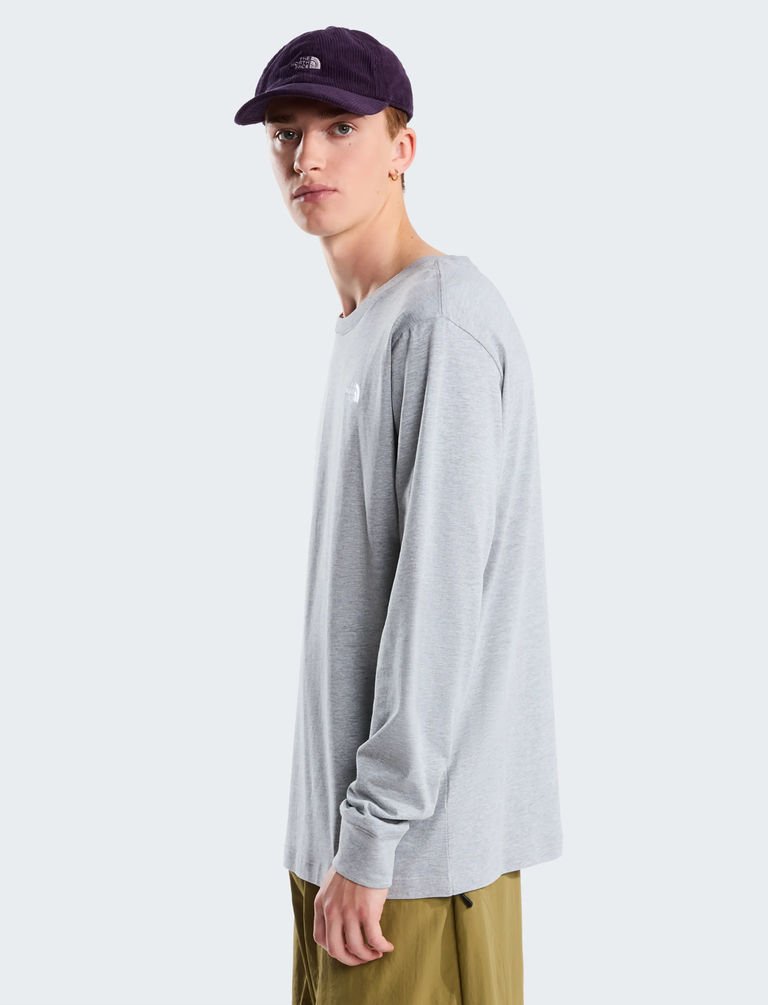 The North Face - M EVOLUTION SIMPLE DOME REGULAR LONG SLE - langarmshirts - tnf pale grey heather - 4