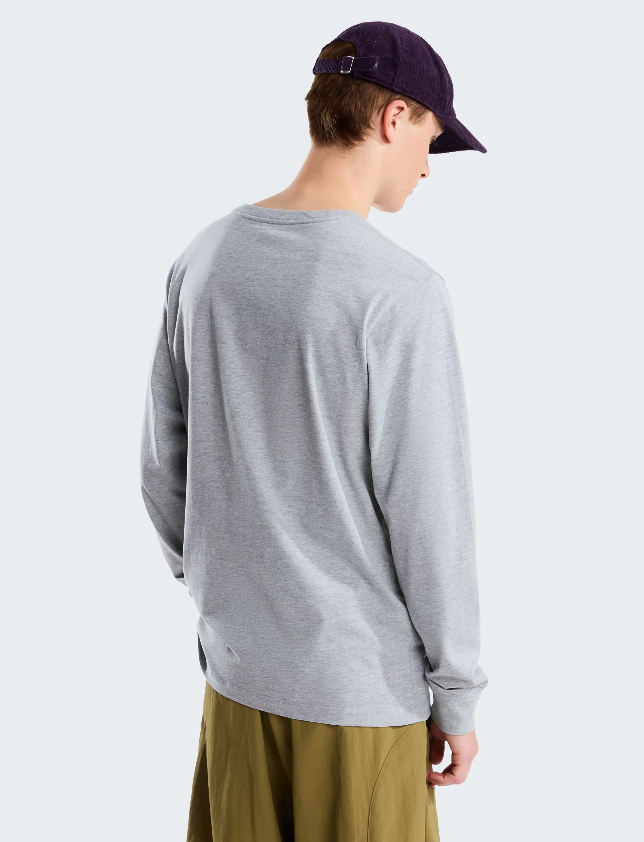 The North Face - M EVOLUTION SIMPLE DOME REGULAR LONG SLE - langarmshirts - tnf pale grey heather - 5