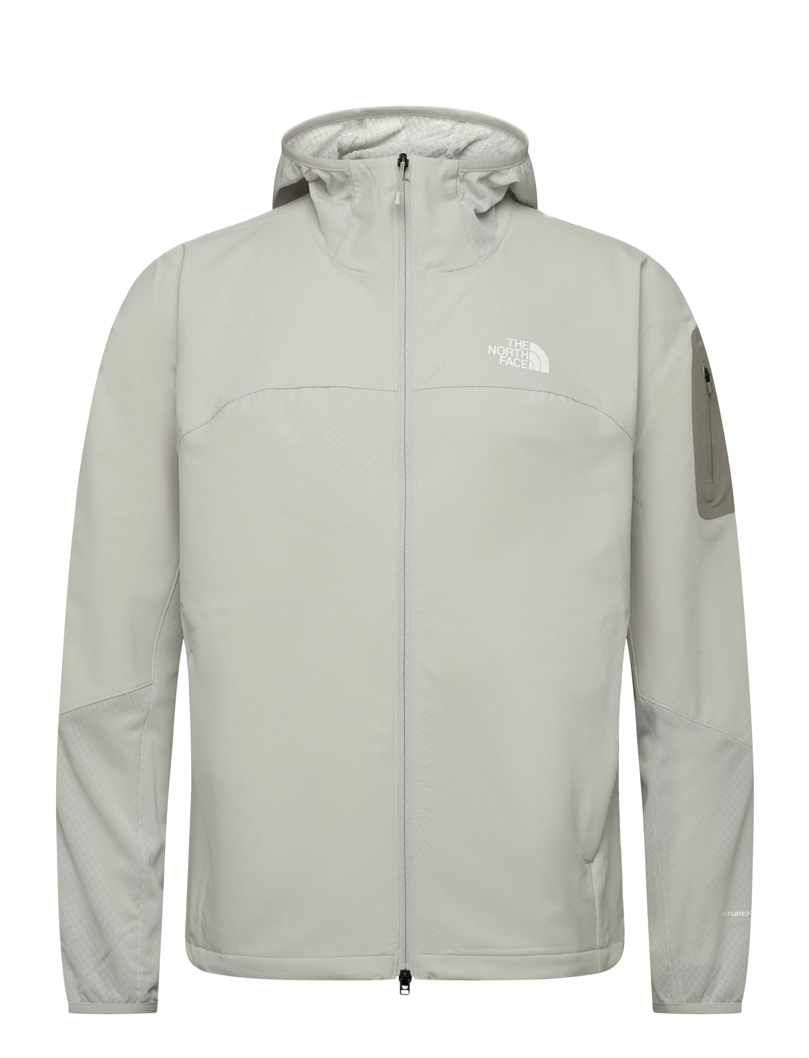 The North Face M TEK APPROACH FUTUREFLEECE HOODED JACKE - The North Face - CUMULUS CLOUD/STONE SLA / grey