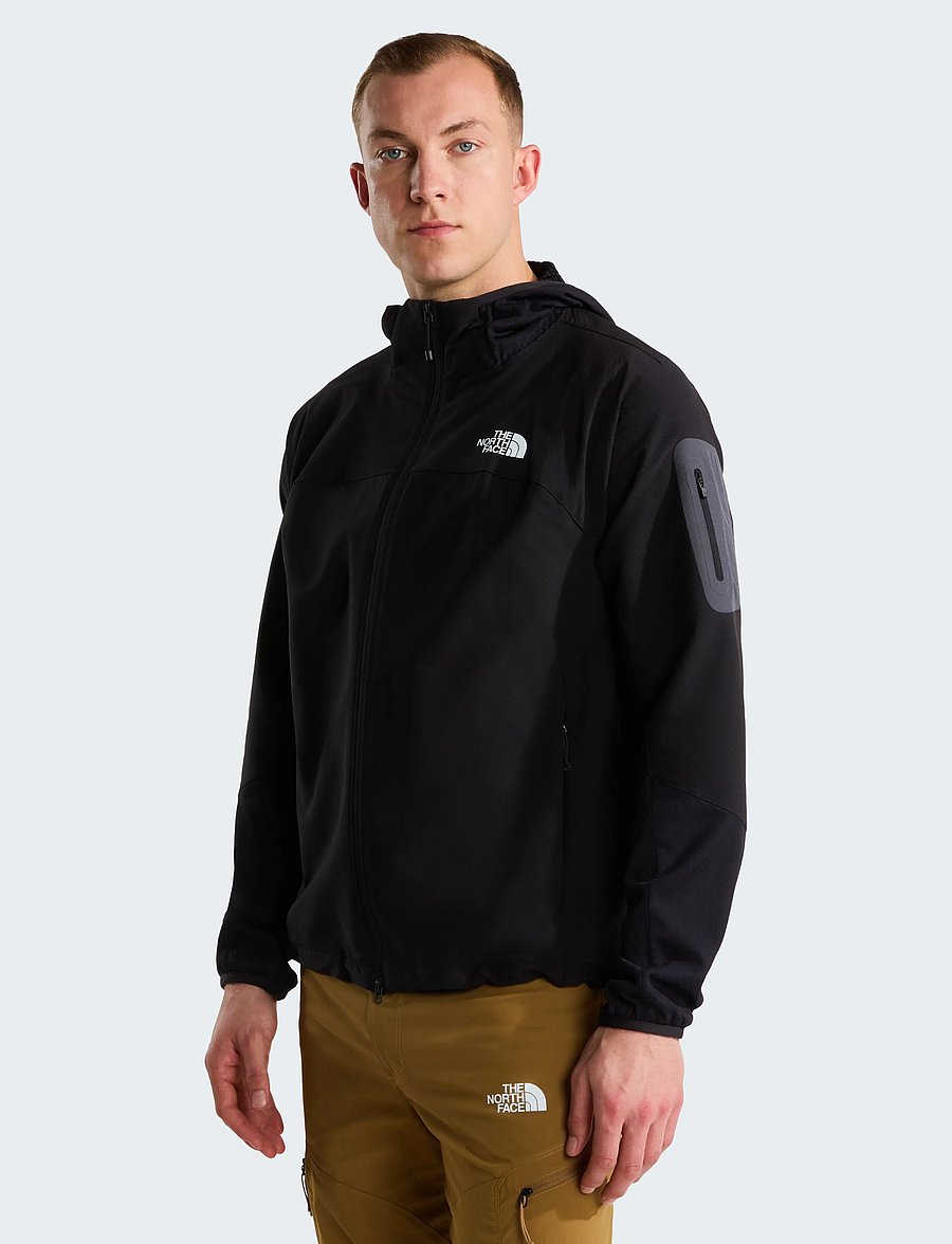 The North Face - M TEK APPROACH FUTUREFLEECE HOODED JACKE - friluftsjakker - tnf black - 0