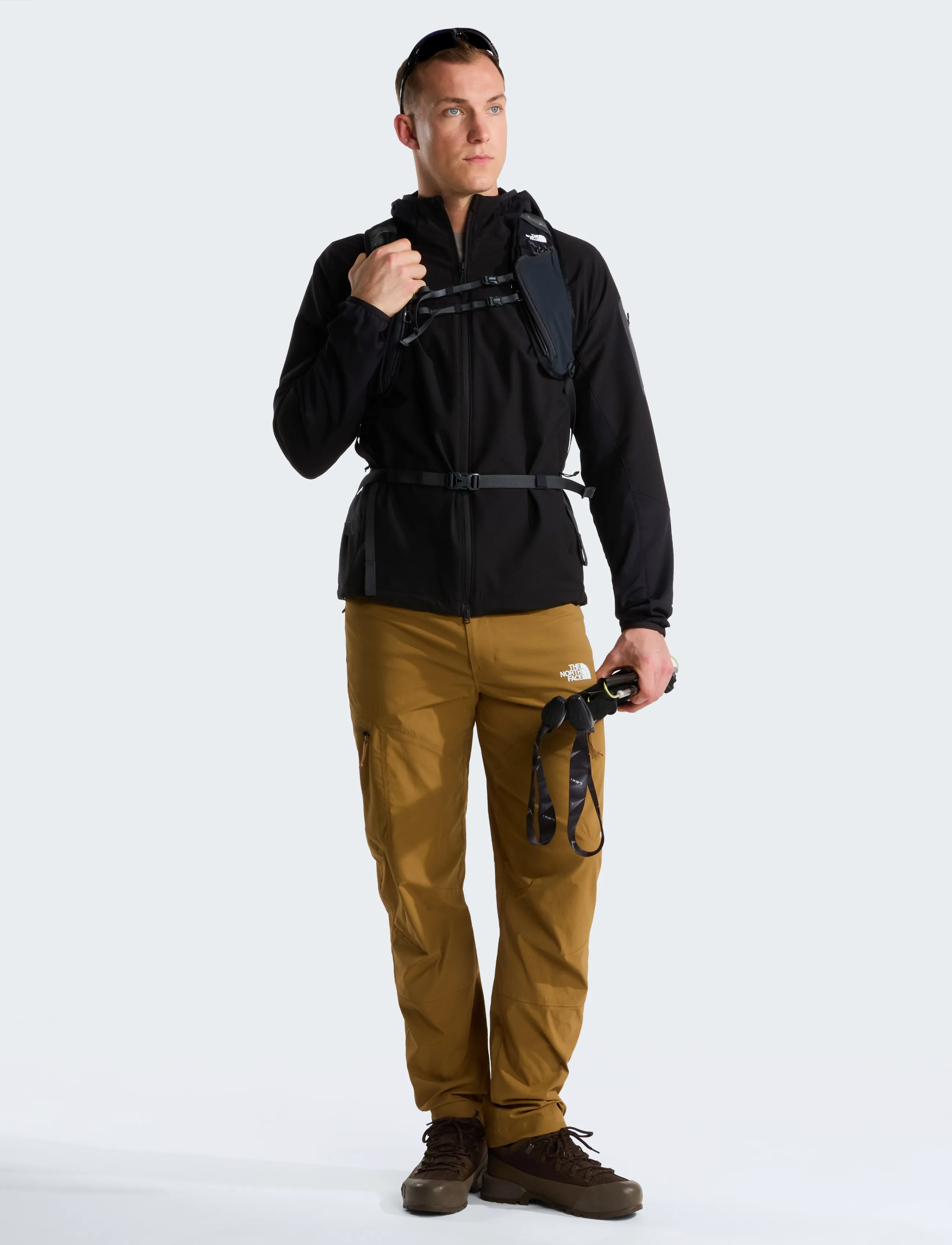 The North Face - M TEK APPROACH FUTUREFLEECE HOODED JACKE - friluftsjakker - tnf black - 3
